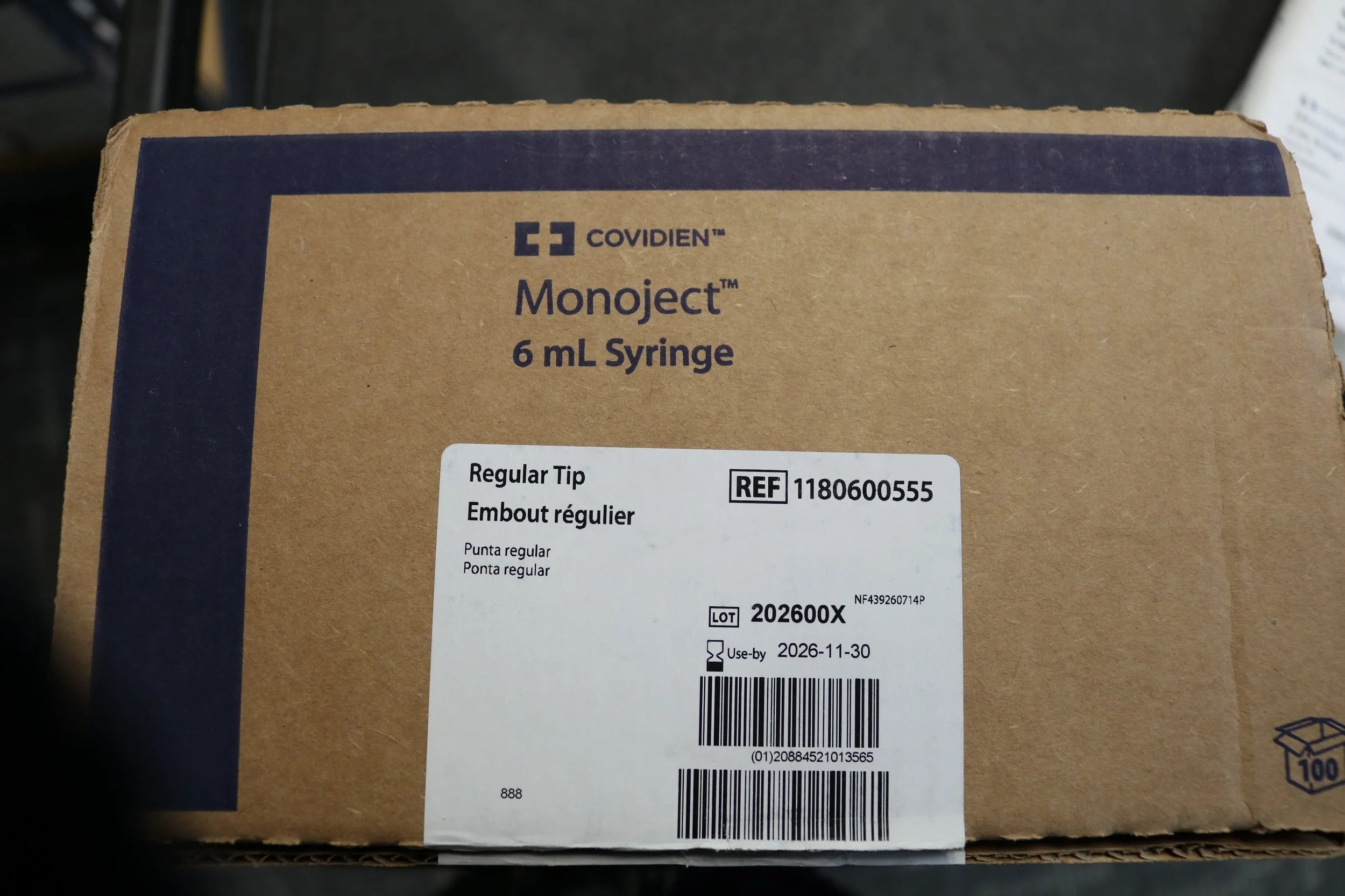 Covidien | 1180600555 | Monoject 6ml Syringe