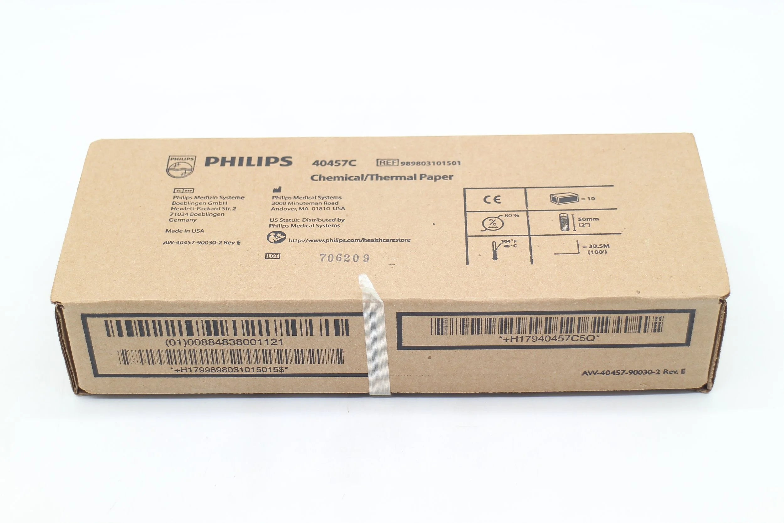 Philips | 989803101511 | 989803101511 40457D 40457C Chemical/Thermal Paper