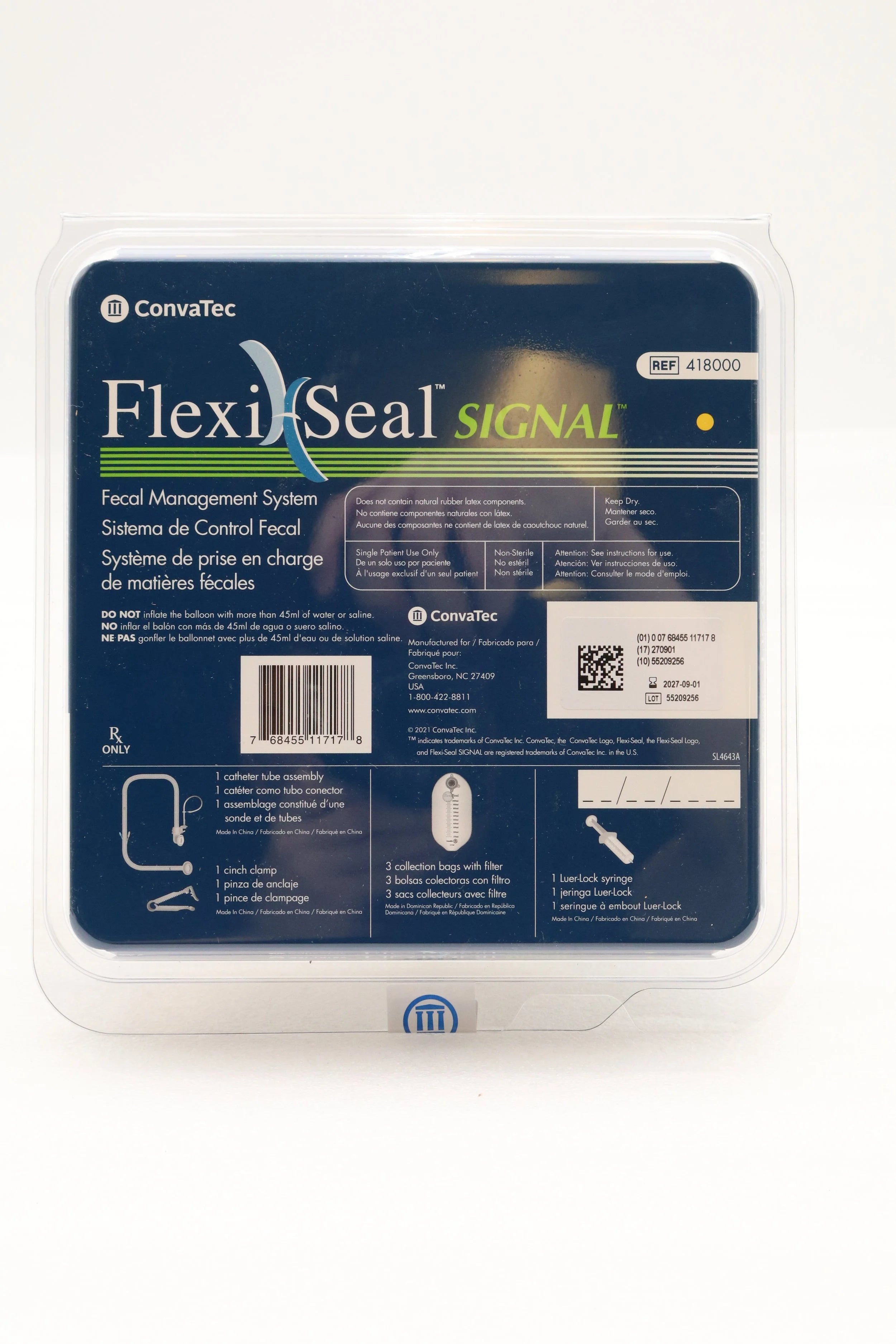 ConvaTec | 418000 | FlexiSeal Signal Fecal Management System (FMS)