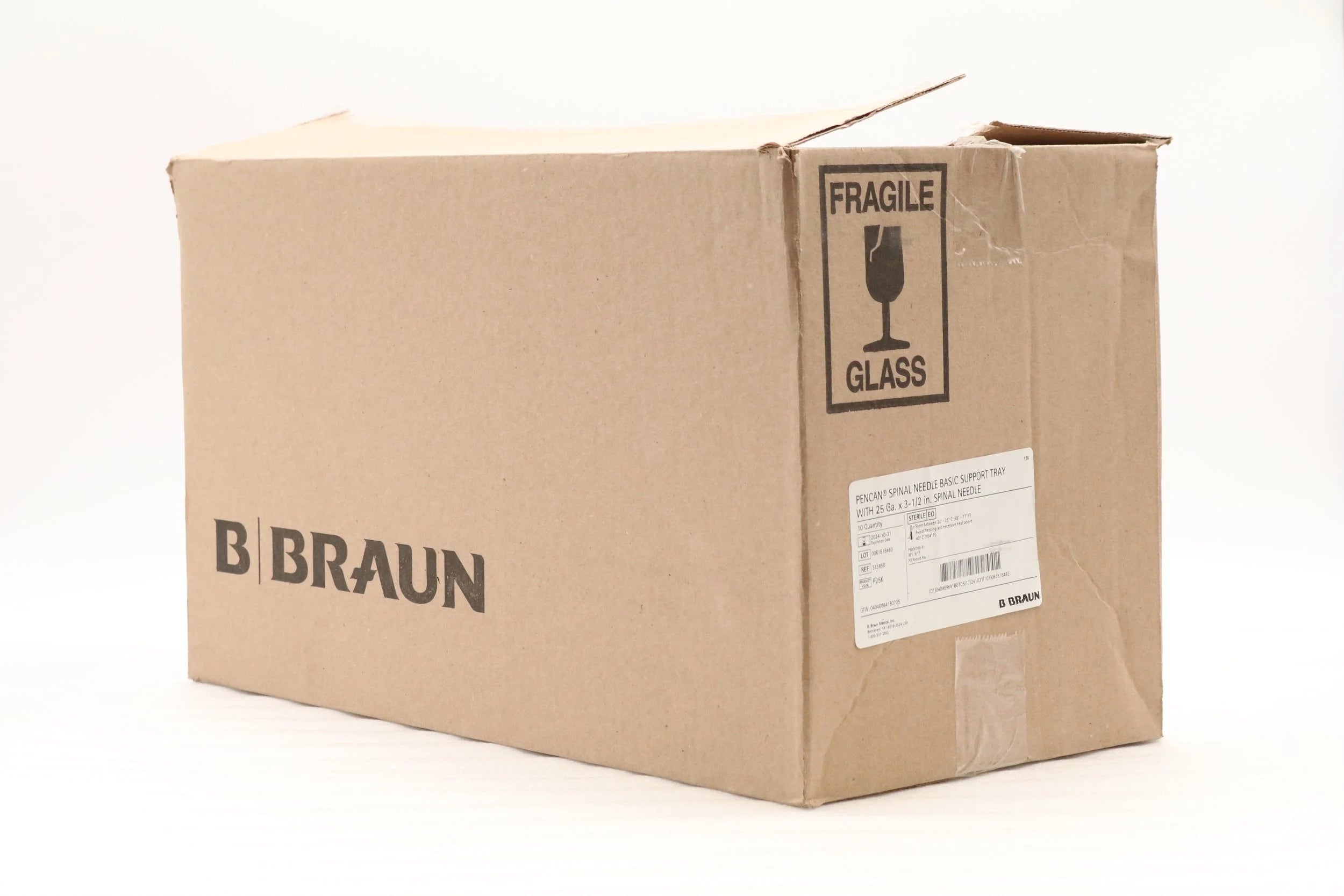 B Braun | 333858 | PENCAN Spinal Needle Basic Support Tray 25Ga x 3-1in