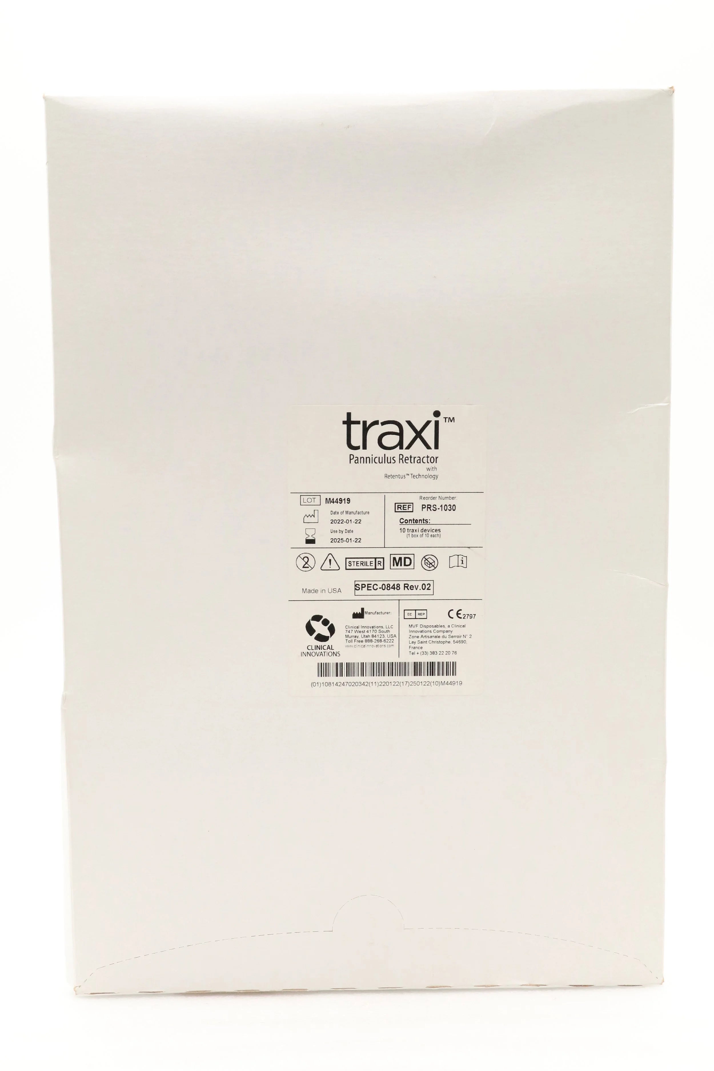 Clinical Innovations | PRS-1030 | Traxi Panniculus Retractor - Traxi Panniculus Retractor