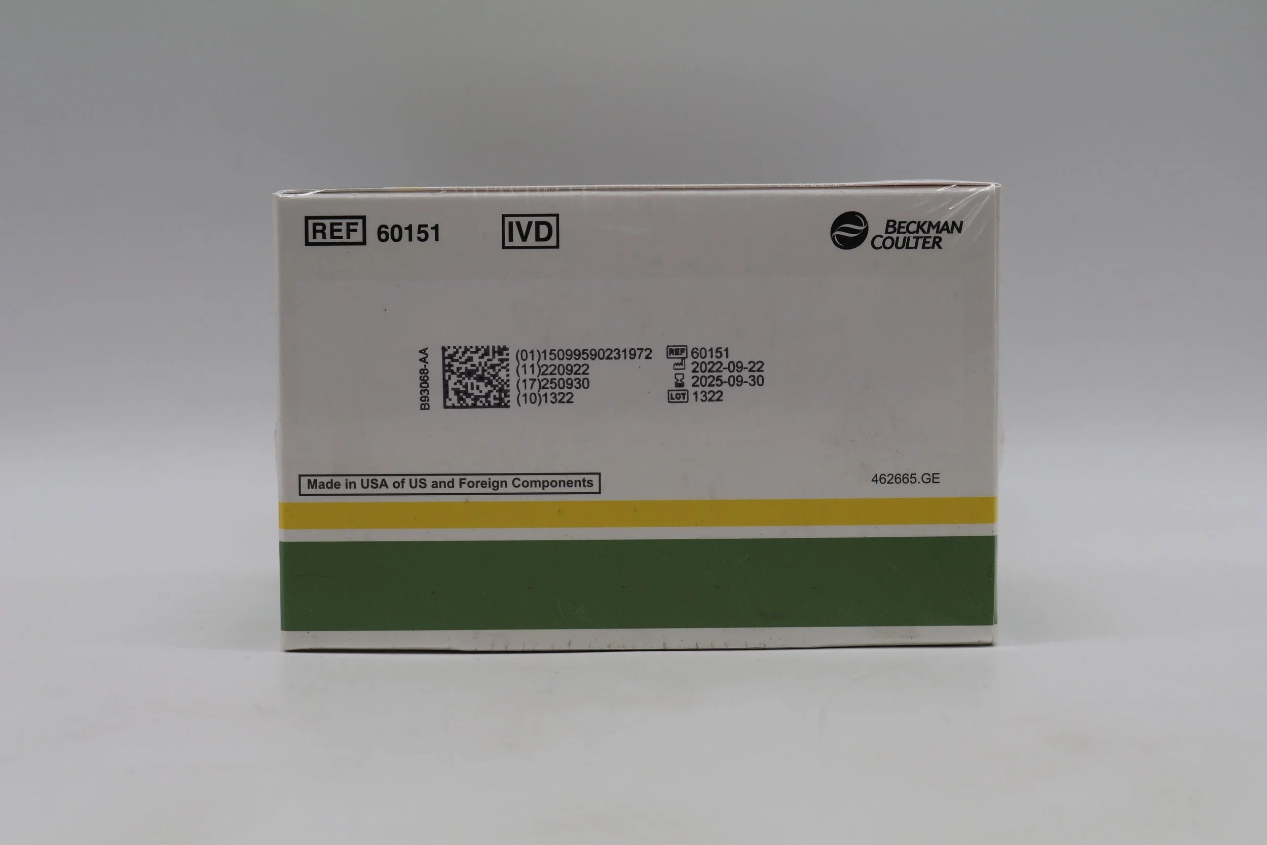 Beckman Coulter | 60151 | Guaiac-based fecal occult blood test kit: 100 single slides + applicators + 2 × 15 mL developer bottles, CLIA-waived. 