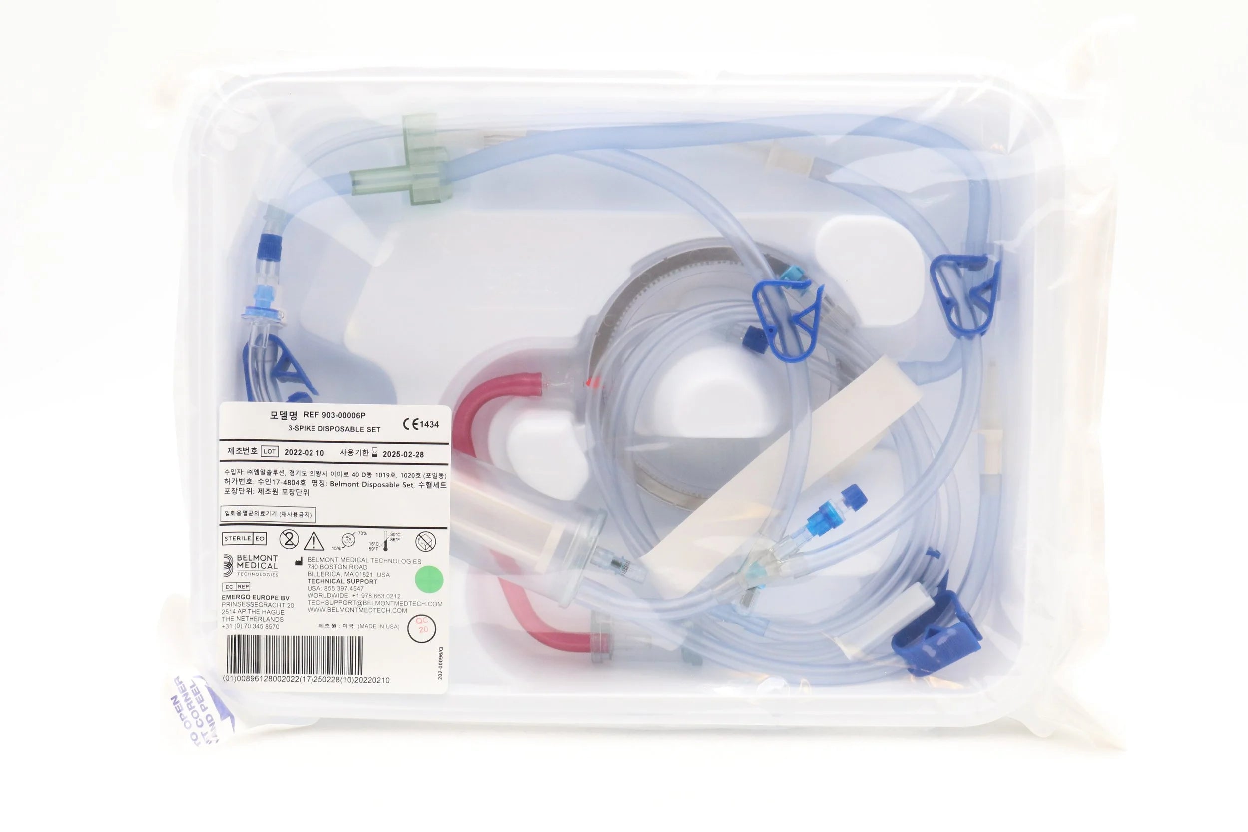 Belmont Medical Technologies | 903-00006P | SET, UNIVERSAL, 3 BAG, SPIKE, LUER, EACH