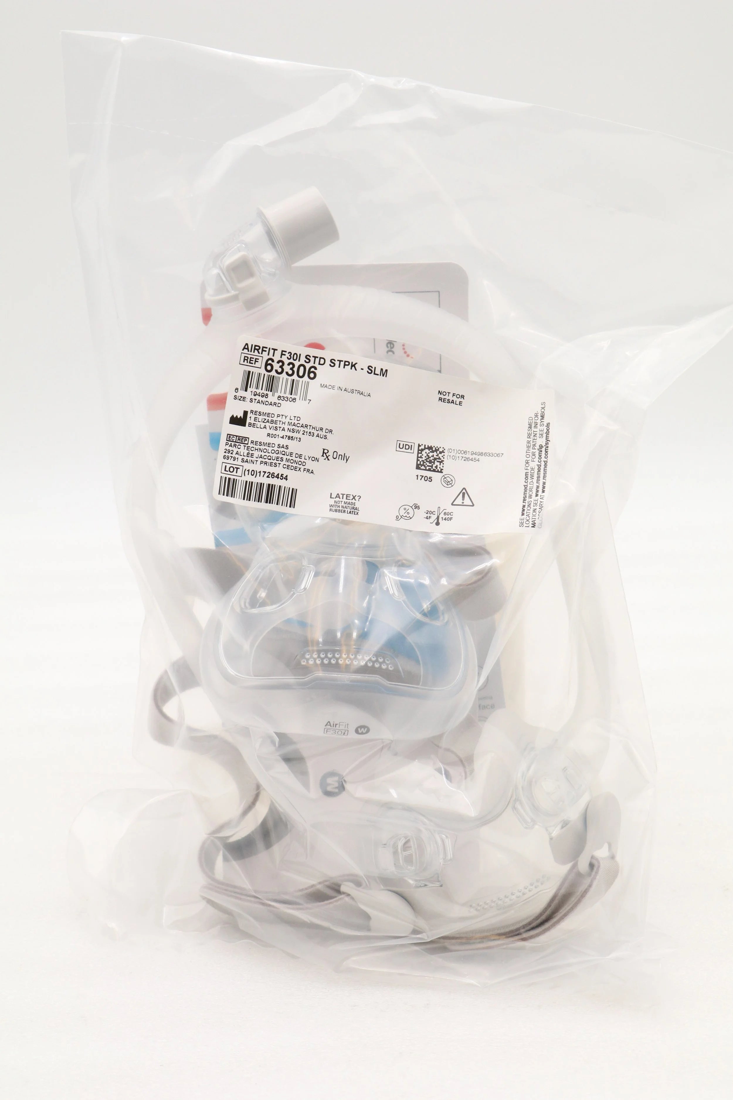 Resmed | 63306 | AIRFIT F30I STD STPK - SLM