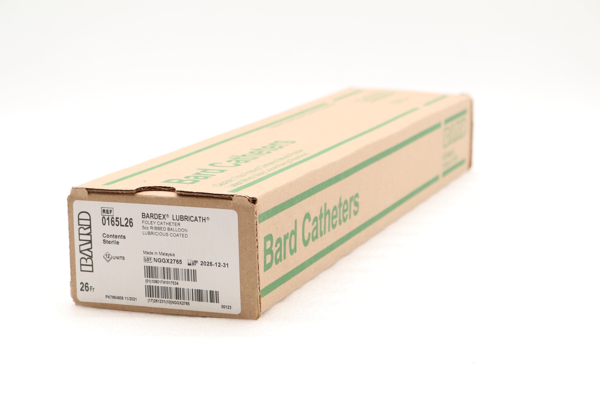 Bard | 0165L26 | Lubricath Continuous Irrigation Foley Catheters - 3-Way Lubricath Foley Catheter, 5 mL, 26 Fr, Sterile