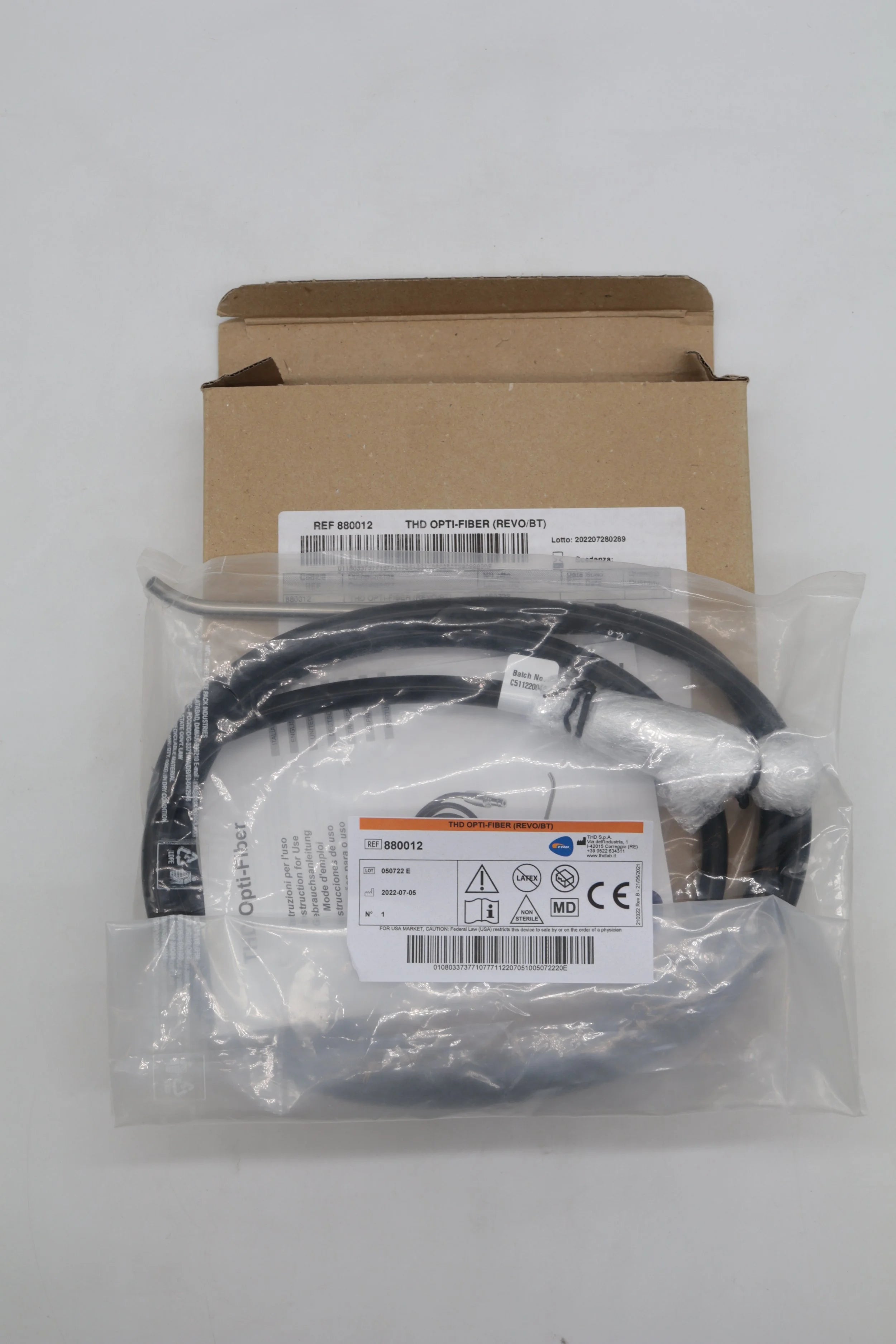 THD | 880012 | OPTI-FIBER (REVO/BT) Sterilizable Fiber Optic Angled Light Cable 6mm Tip Dia. x 79" Length