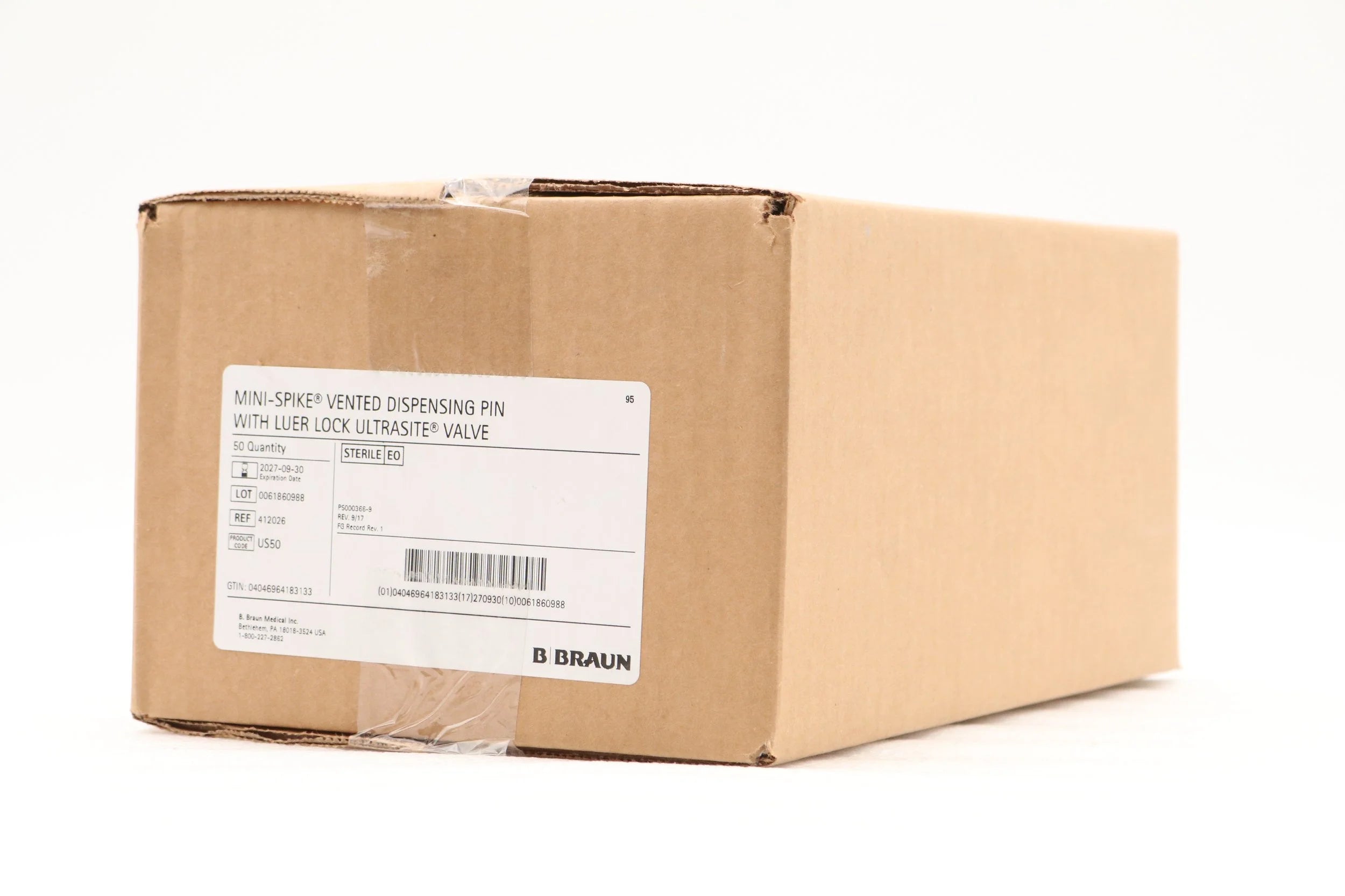 B Braun | 412026 | MINI-SPIKE Dispensing Pins - ULTRASITE DISPENSING PIN