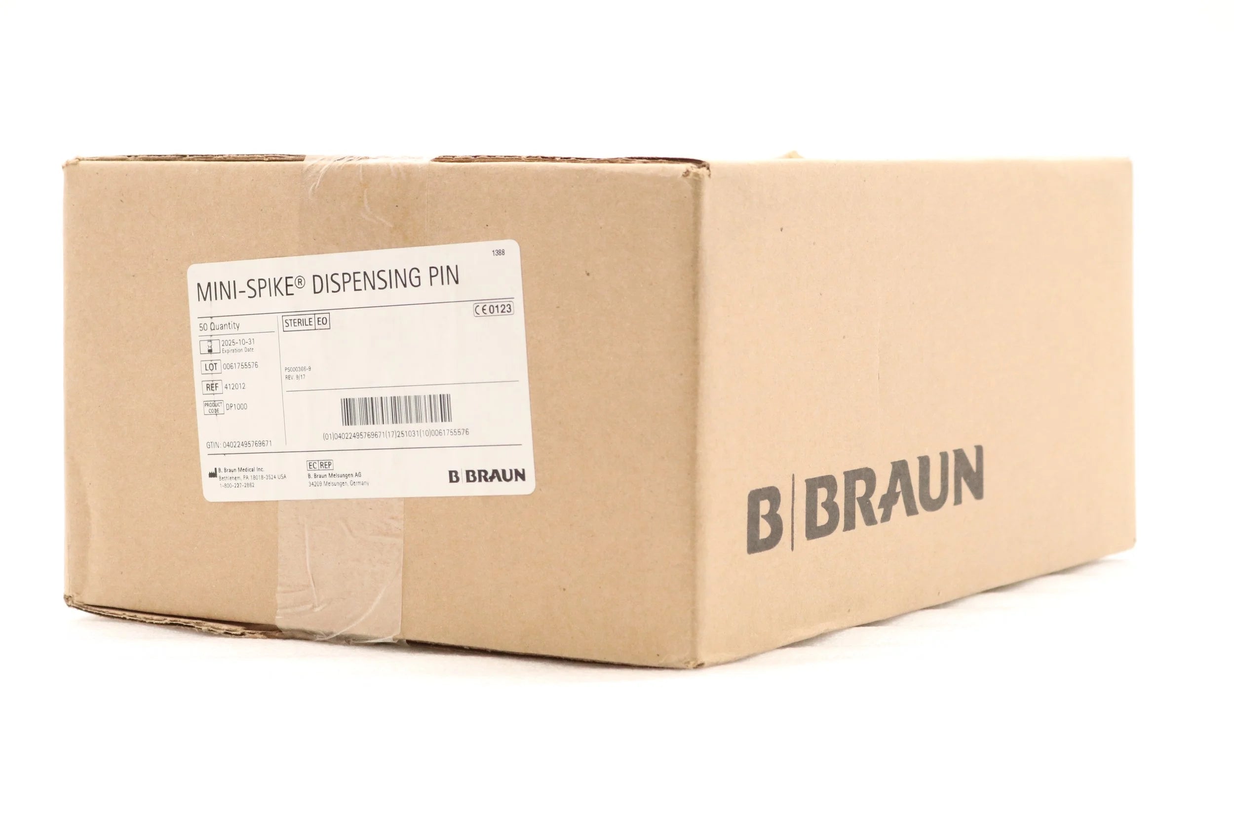 B Braun | 412012 | MINI-SPIKE IV Additive Dispensing Pin