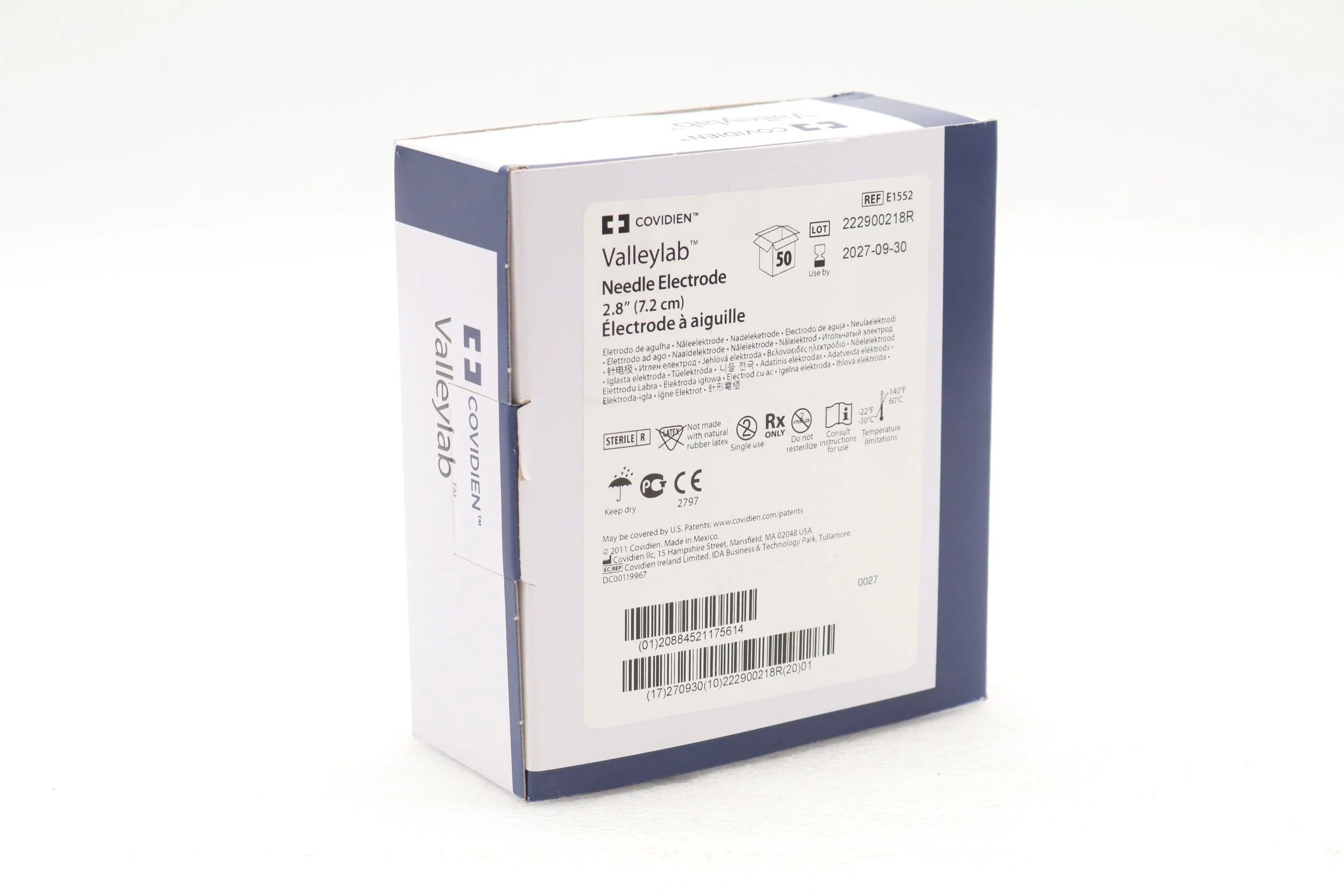 Covidien | E1552 | Valleylab Needle Electrode: 2.8"
