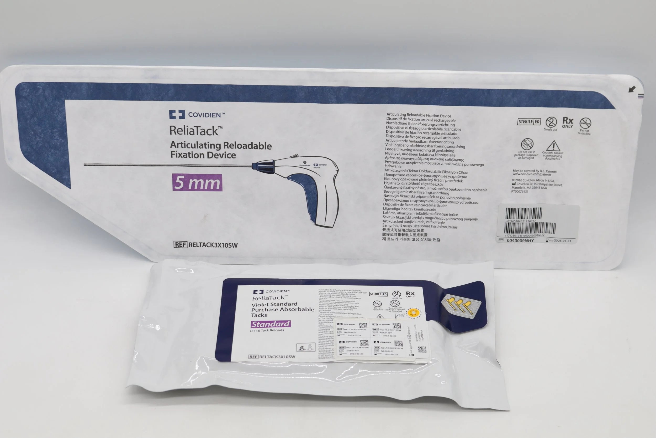 Covidien | RELTACK3X10SW | ReliaTack Articulating Reloadable Fixation Device 5mm