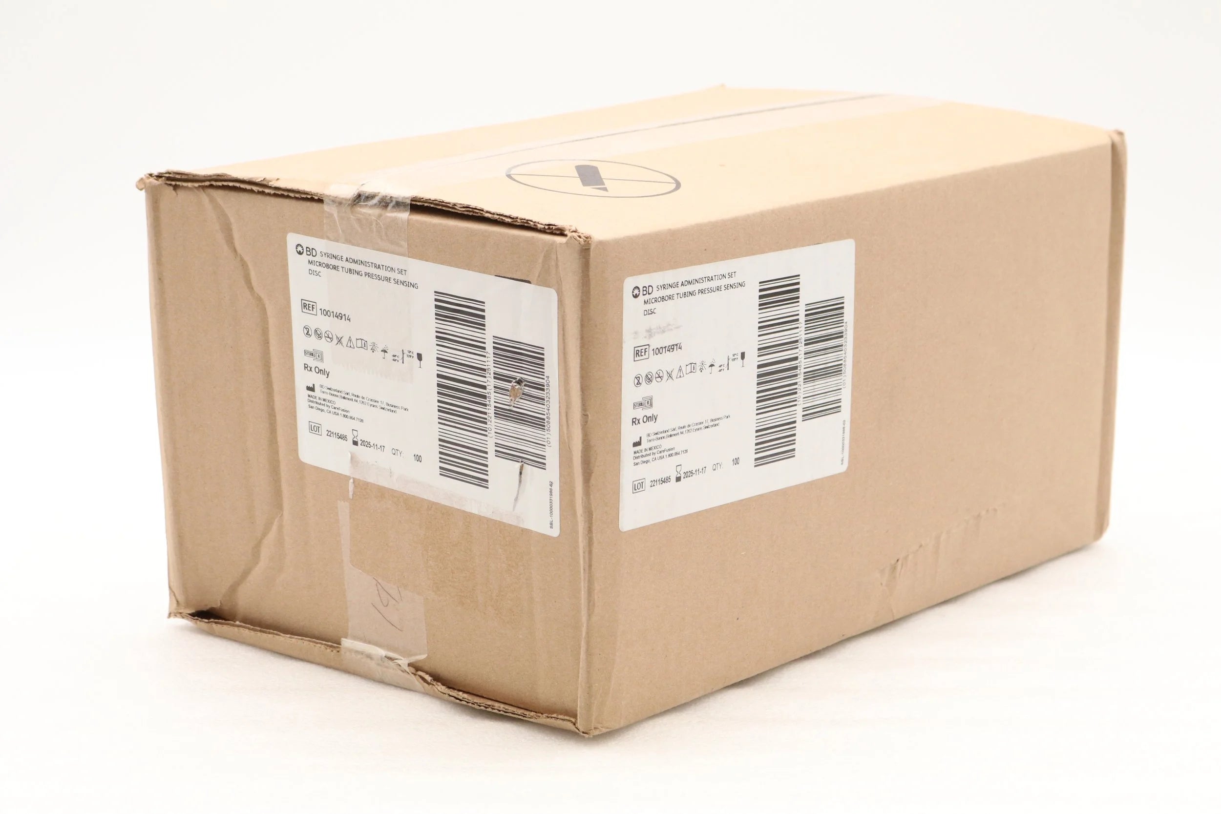 BD | 10014914 | Alaris Syringe Administration Set Microbore Tubing with Pressure Sensing Disc