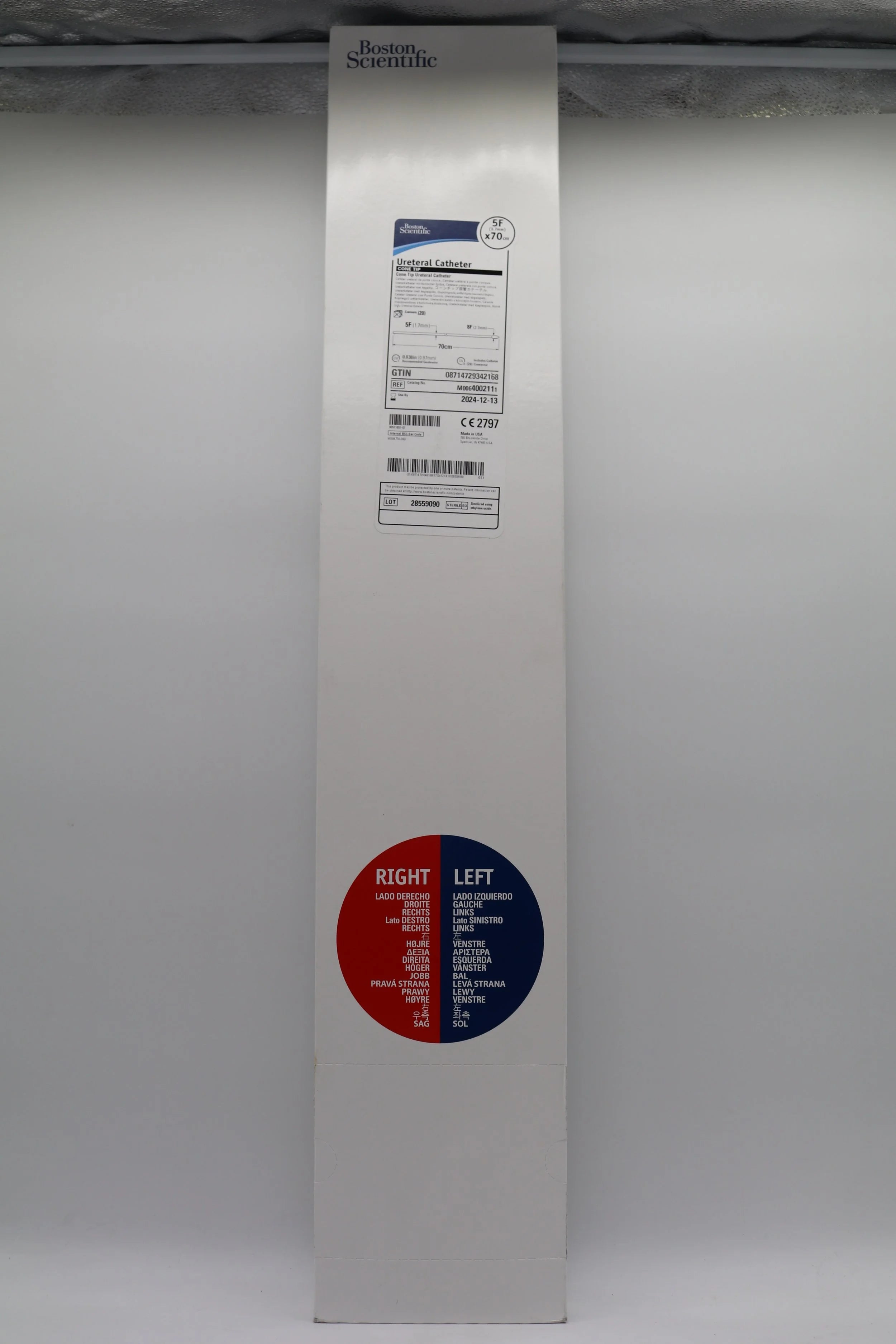 Boston Scientific | 400211 | M0064002111 Ureteral Catheter Cone Tip 5F(1.7mm) x 70cm