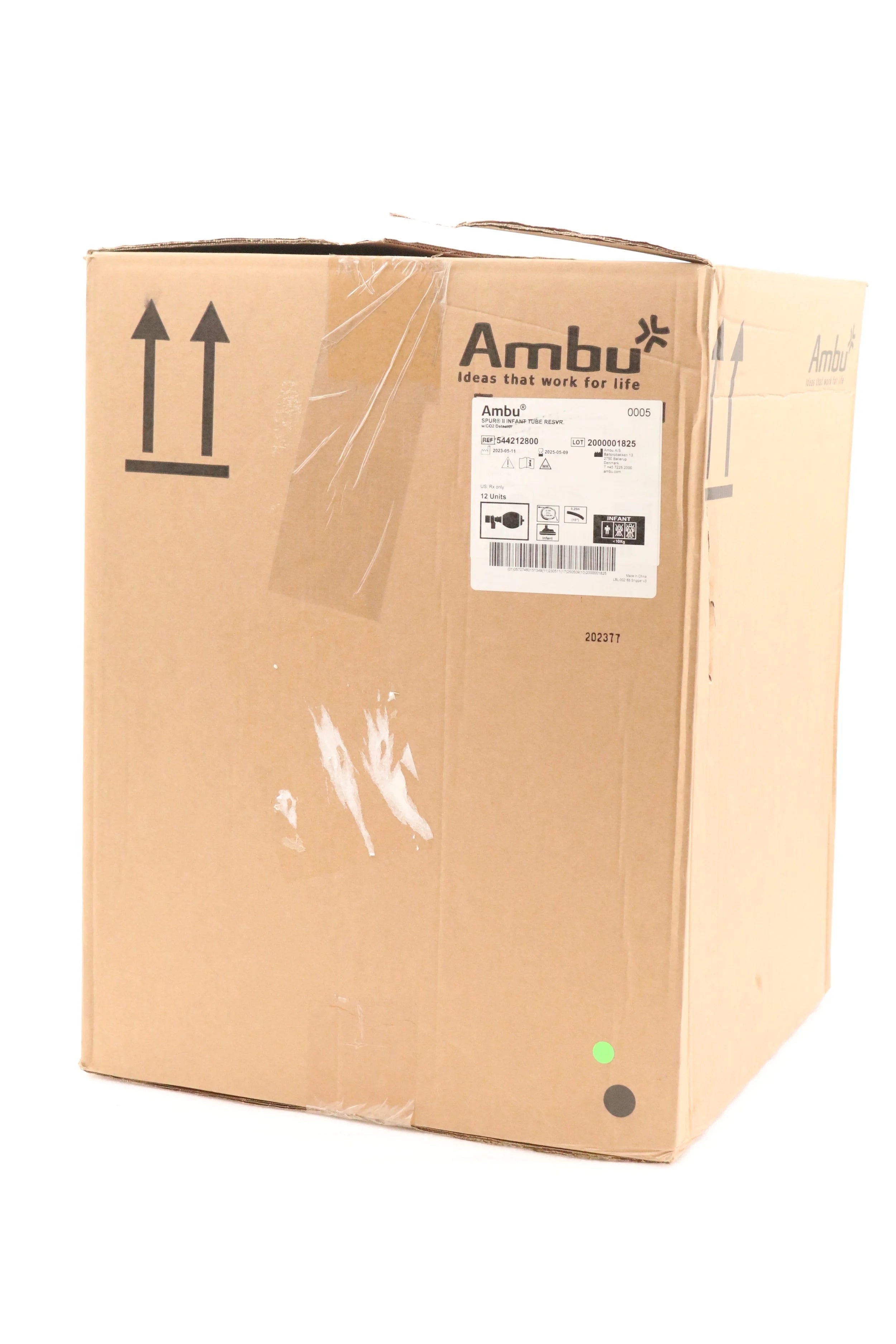 Ambu | 544212800 | BAG RESUSCITATION INFANT MASK RESERVOIR CO2 DETECTOR SPUR II