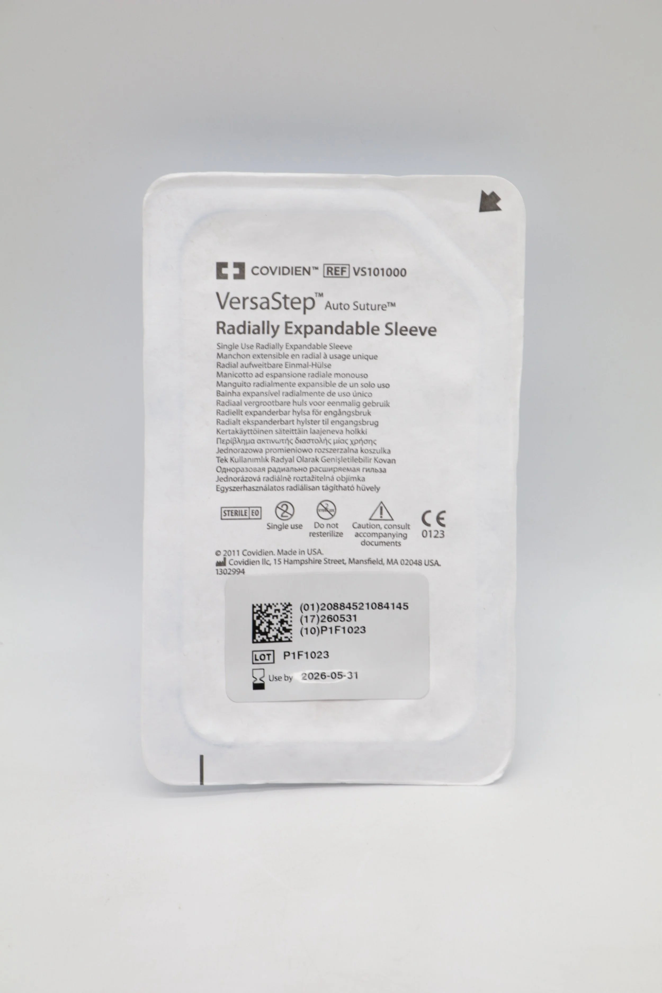 Covidien | VS101000 | VersaStep Auto Suture Single Use Radially Expandable Sleeve