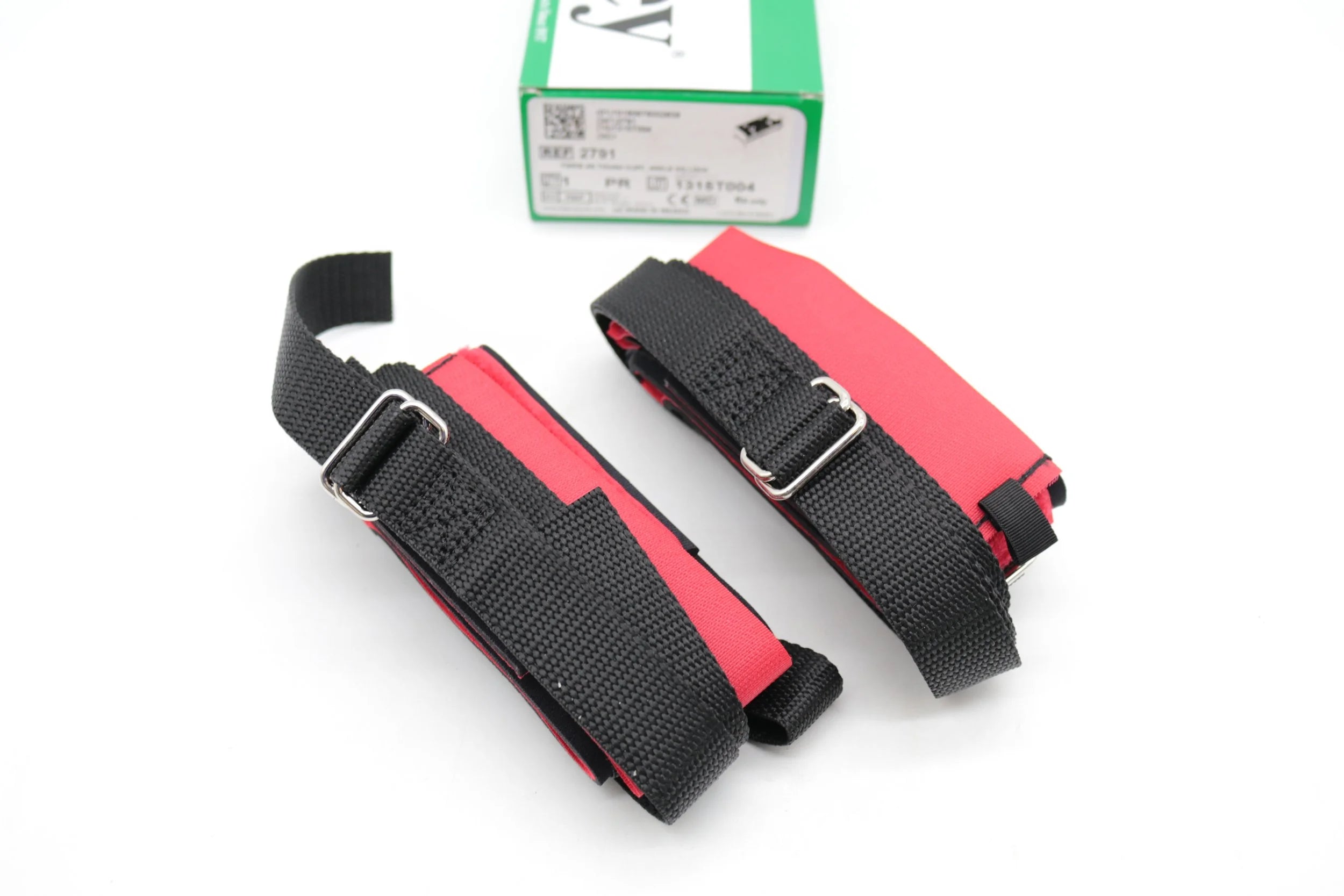 Posey | 2791 | Red Non-Locking Twice-as-Tough Cuffs Ankles 50" straps