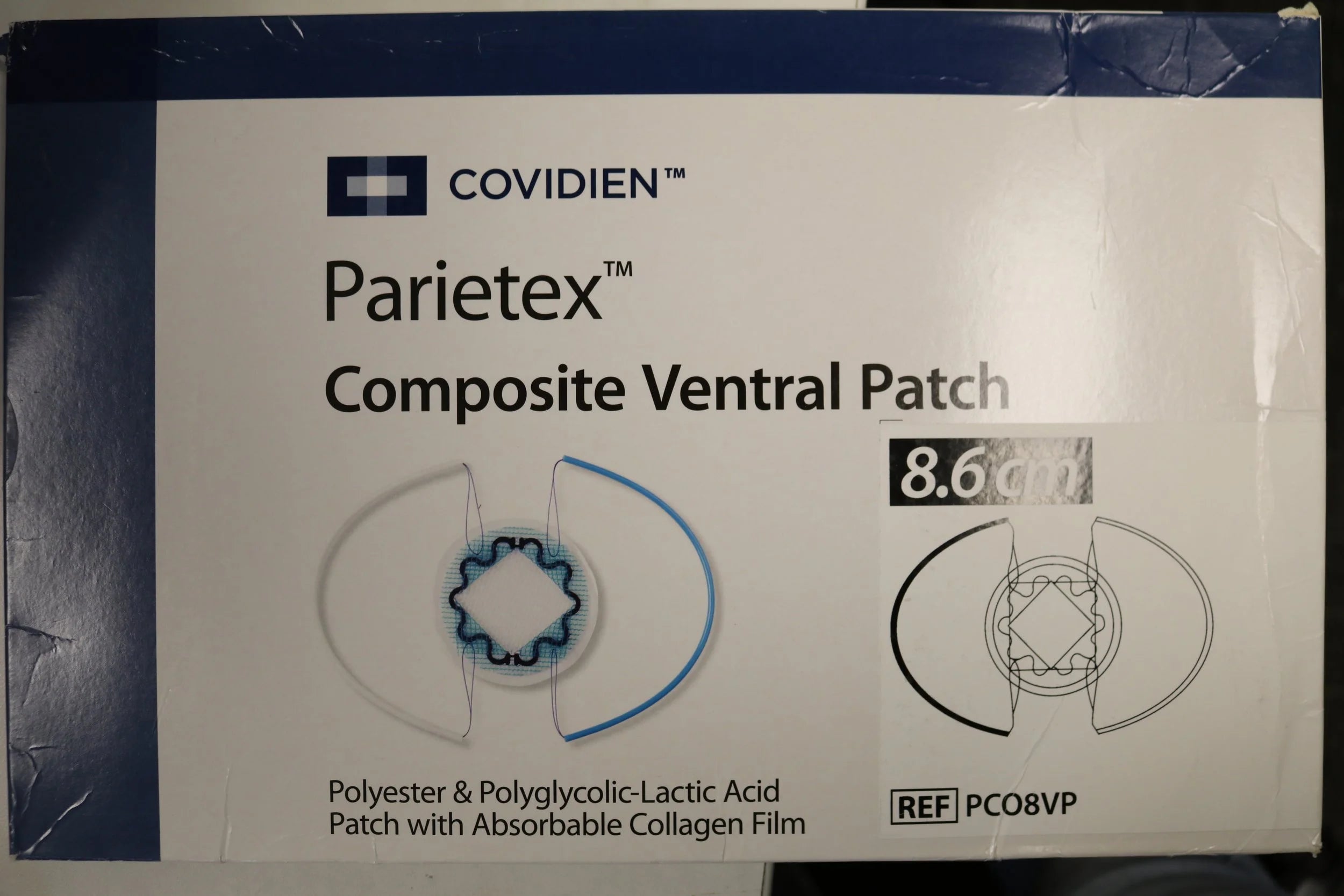 Covidien | PCO8VP | Parietex Composite Ventral Patch 8.6cm