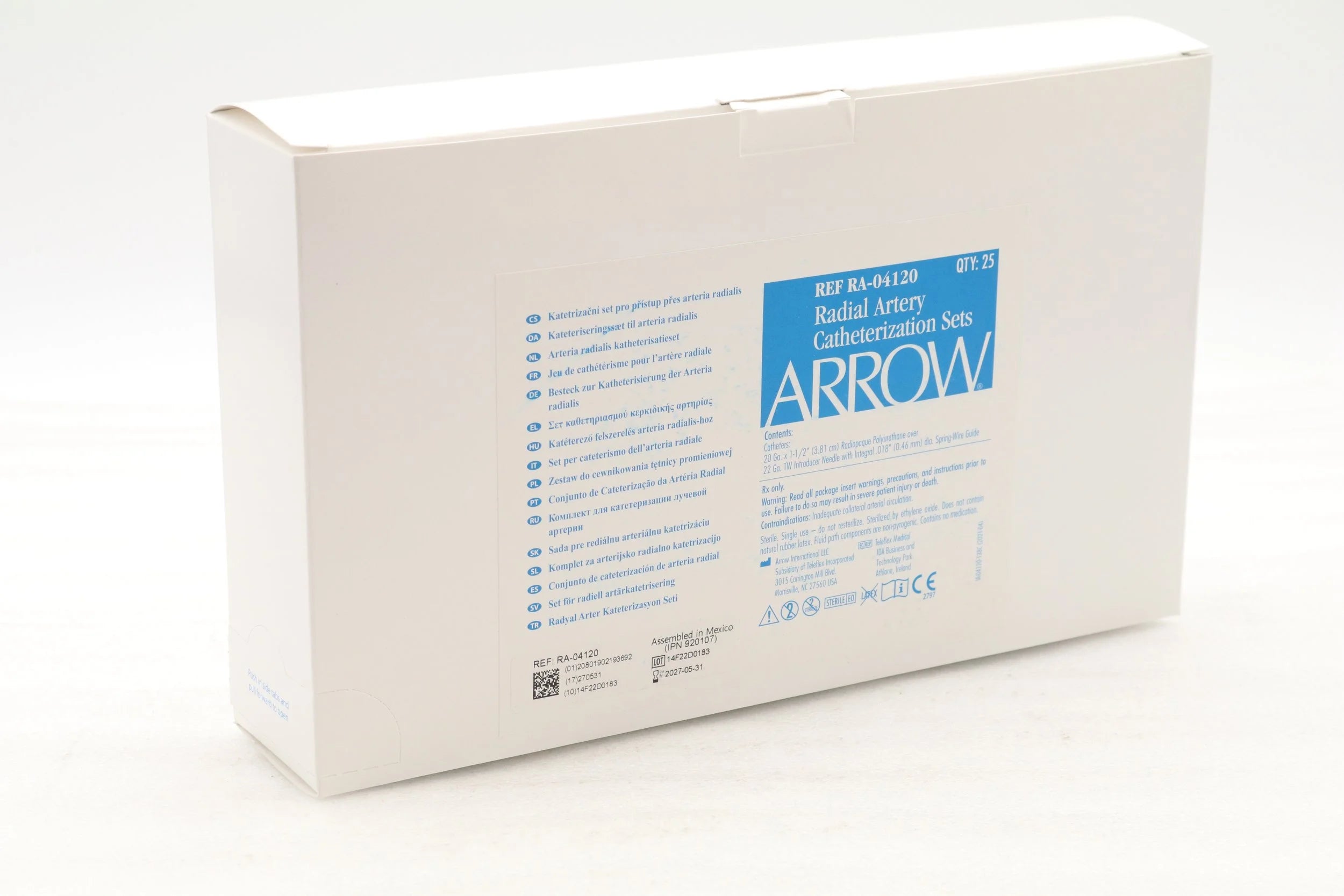 Teleflex | RA-04120 | Radial Artery Catheterization Set 20G x 3.81cm