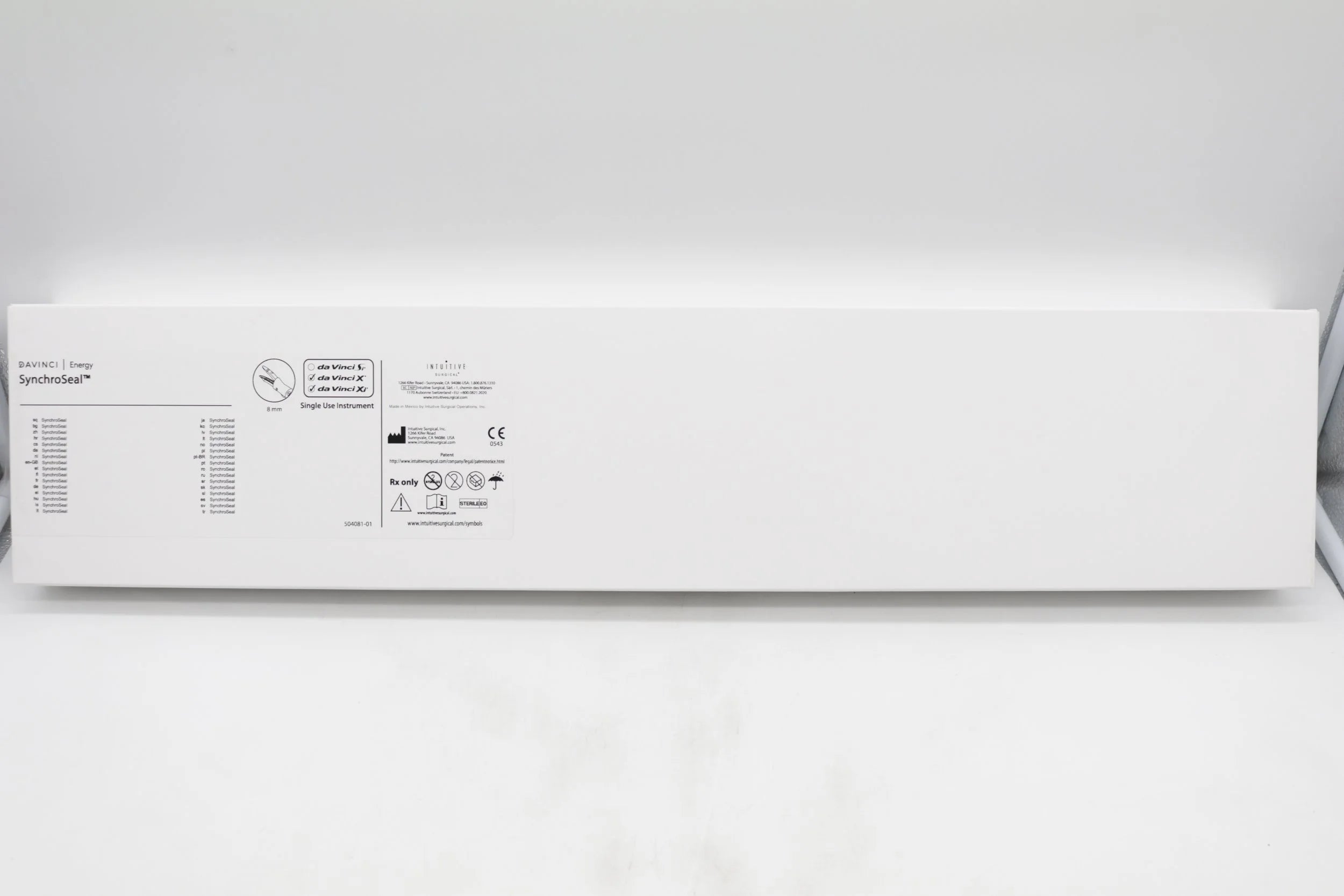 Intuitive Surgical | 480440 | Energy Da Vinci X Xi SyncroSeal 8mm Single Use Instrument