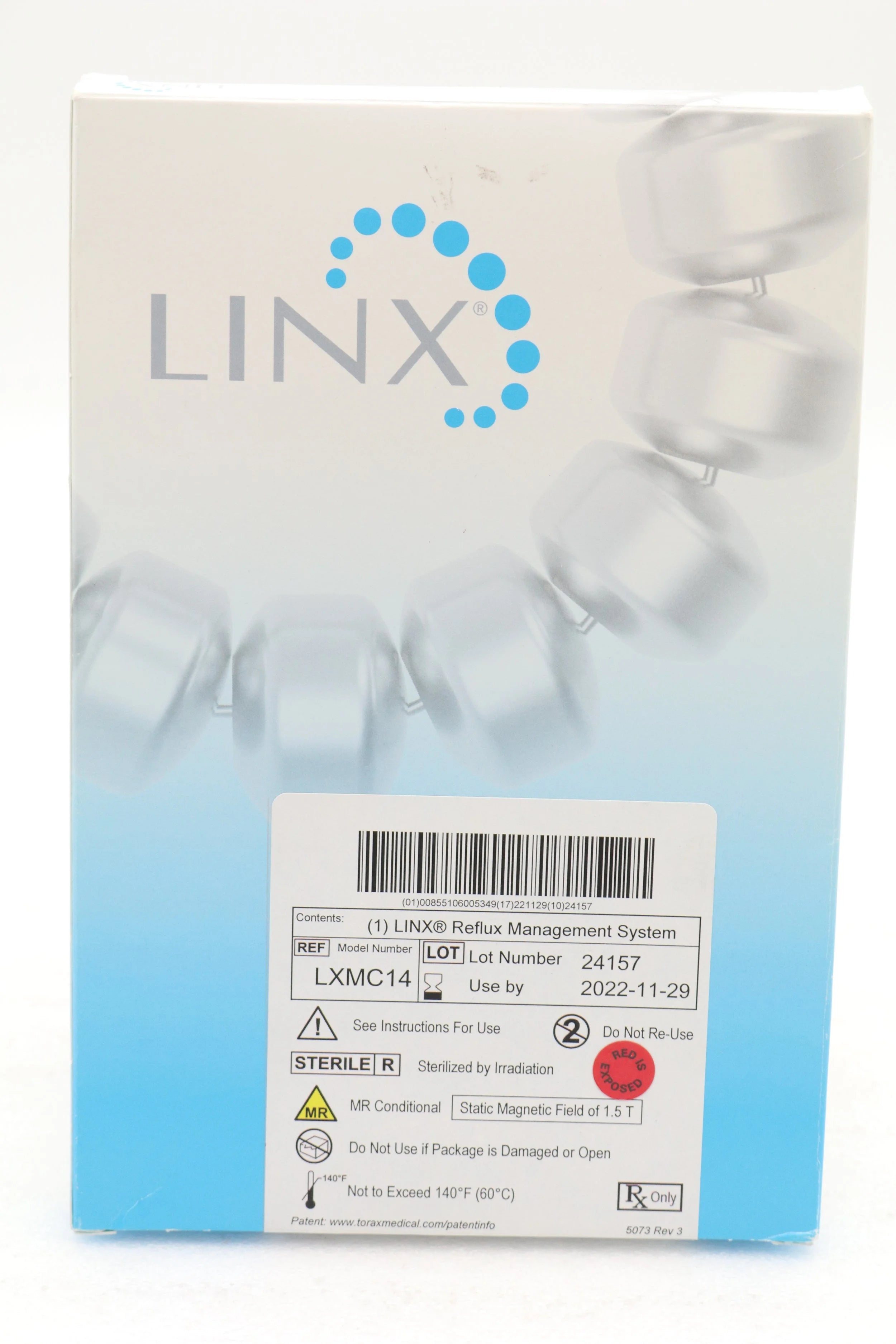 TORAX MEDICAL | LXMC14 | LINX LXMC14 Reflux Management System