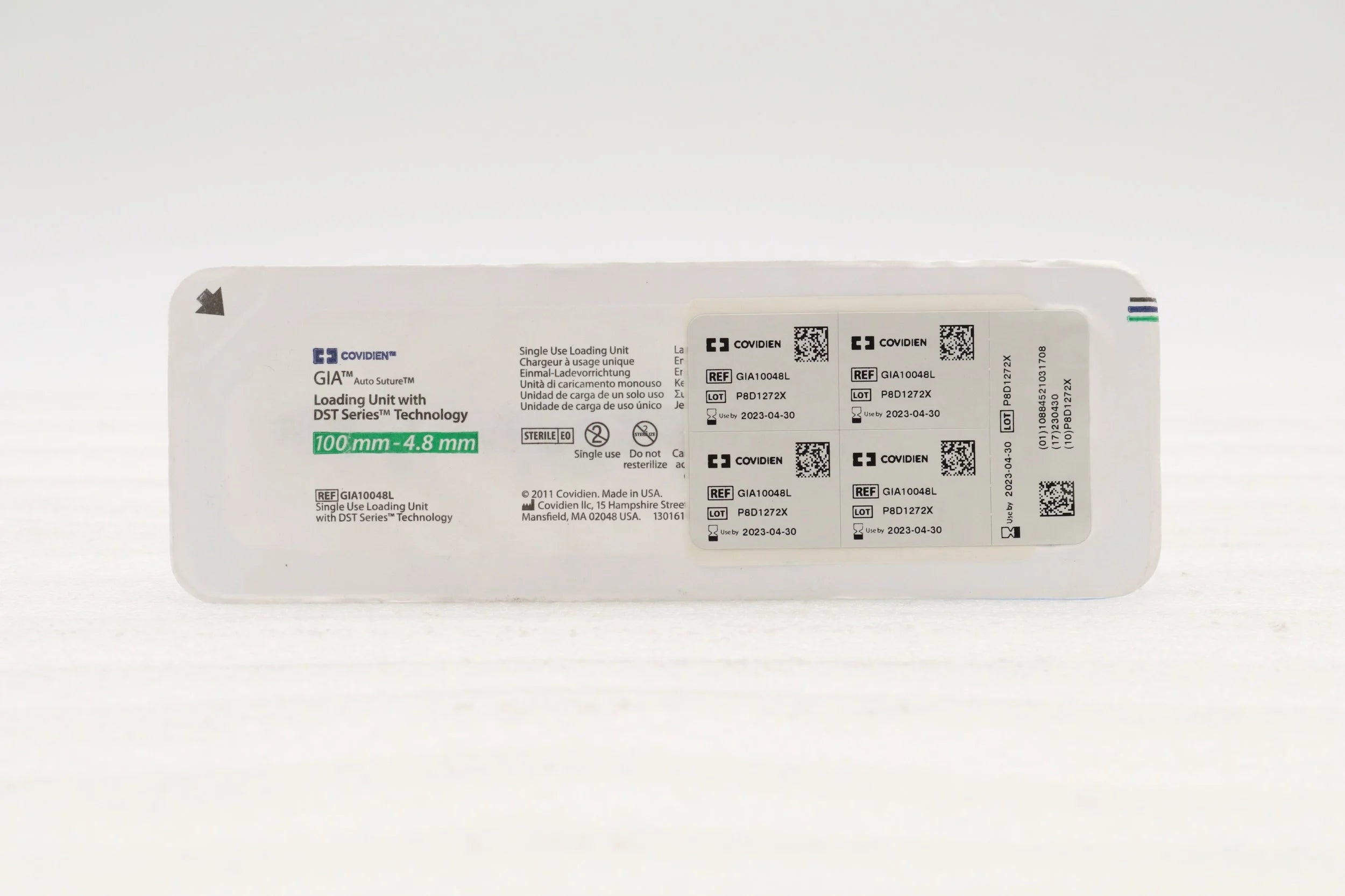 Covidien | GIA10048L | GIA LOADING UNIT WITH DST SERIES TECHNOLOGY, 100MM - 4.8MM