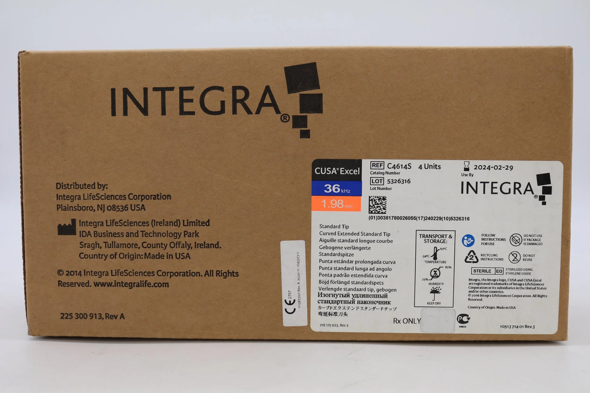 Integra | C4614S | CUSA Excel Curved Extended Standard Tip 36kHz 1.98mm