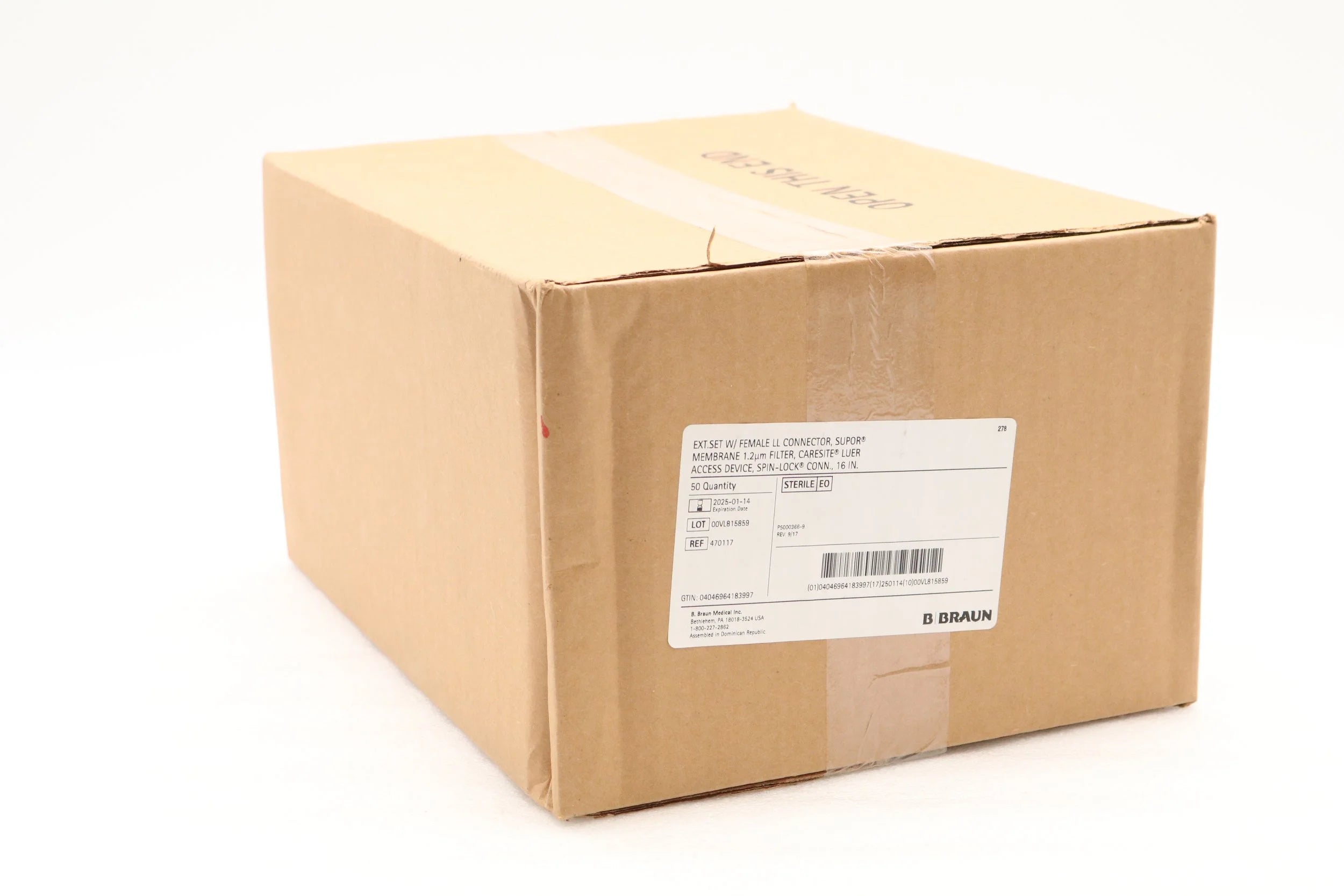 B Braun | 470117 | SET, EXT, 1.2 MICRON, 16", 4.5ML, CARESITE
