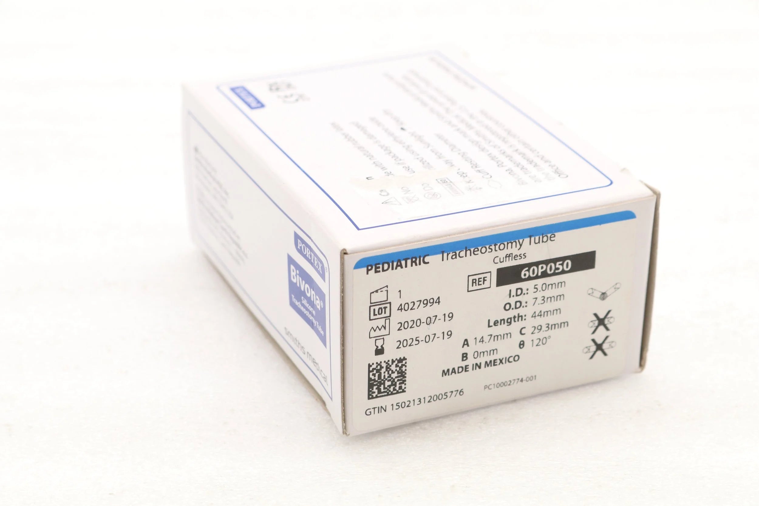 Smiths Medical | 60P050 | BIVONA TRACHEOSTOMY TUBE PEDIATRIC