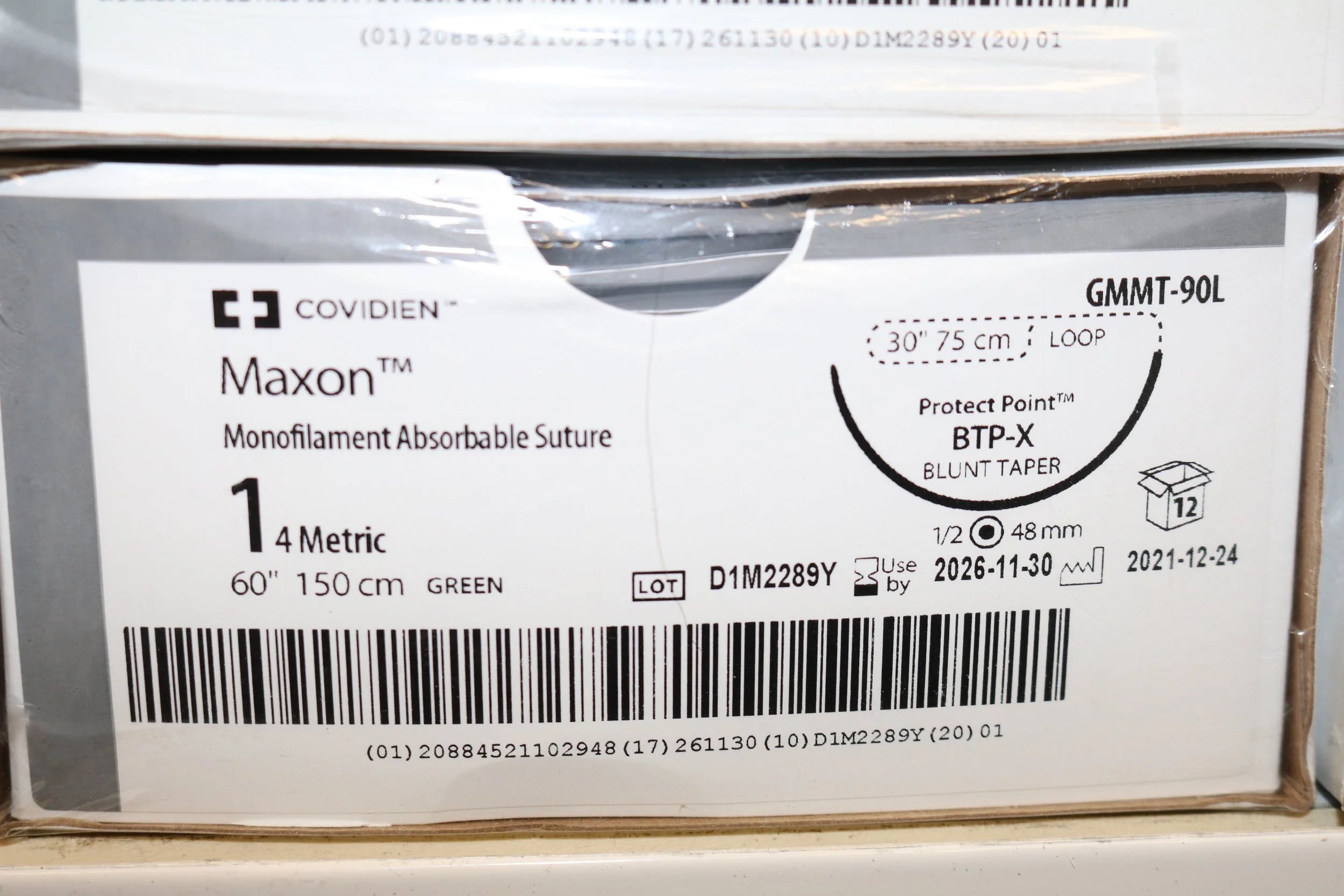 Covidien | GMMT-90L | V-LOC 180 Absorbable Wound Closure Device 1 4 Metric 60" 150cm GREEN