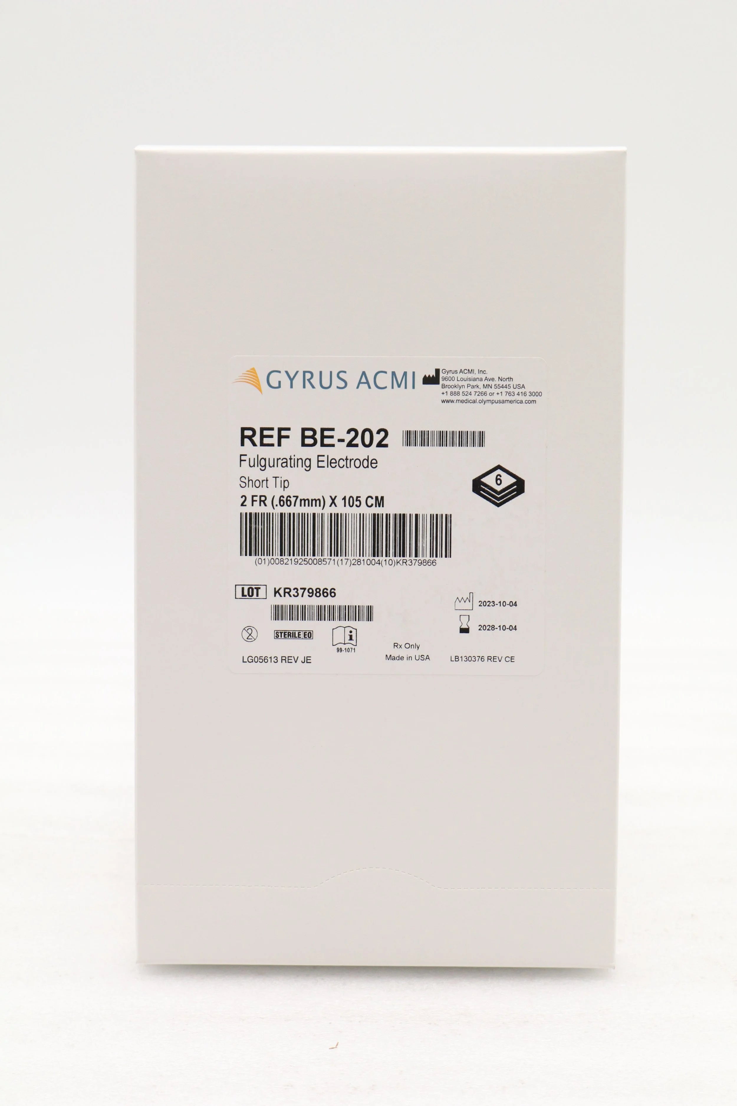 Gyrus ACMI | BE-202 | FULGURATING ELECTRODE SHORT TIP, 2FR (.667MM) X 105CM