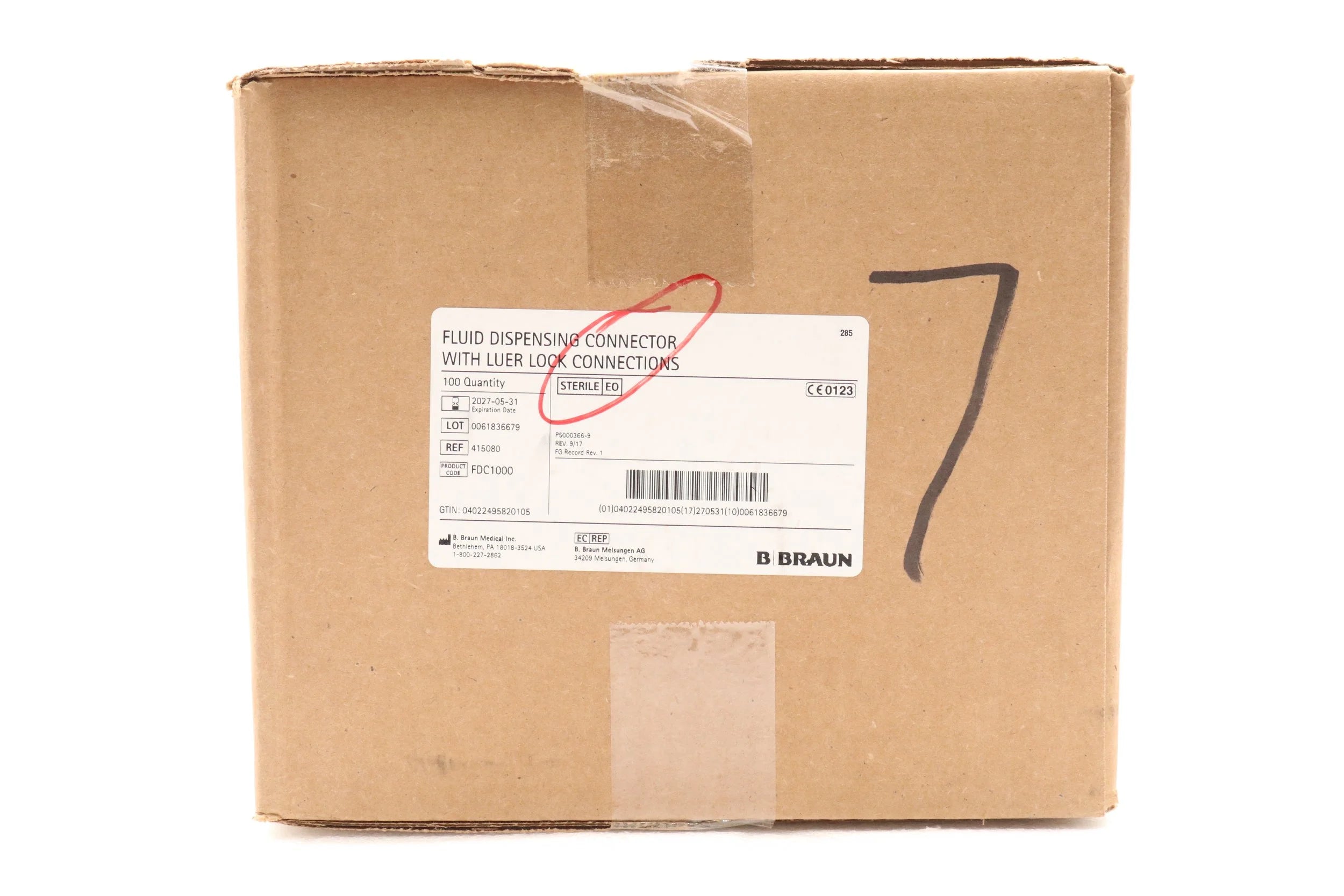 B Braun | 415080 | Fluid Dispensing Connector Dual LLok, DEHP and Latex Free