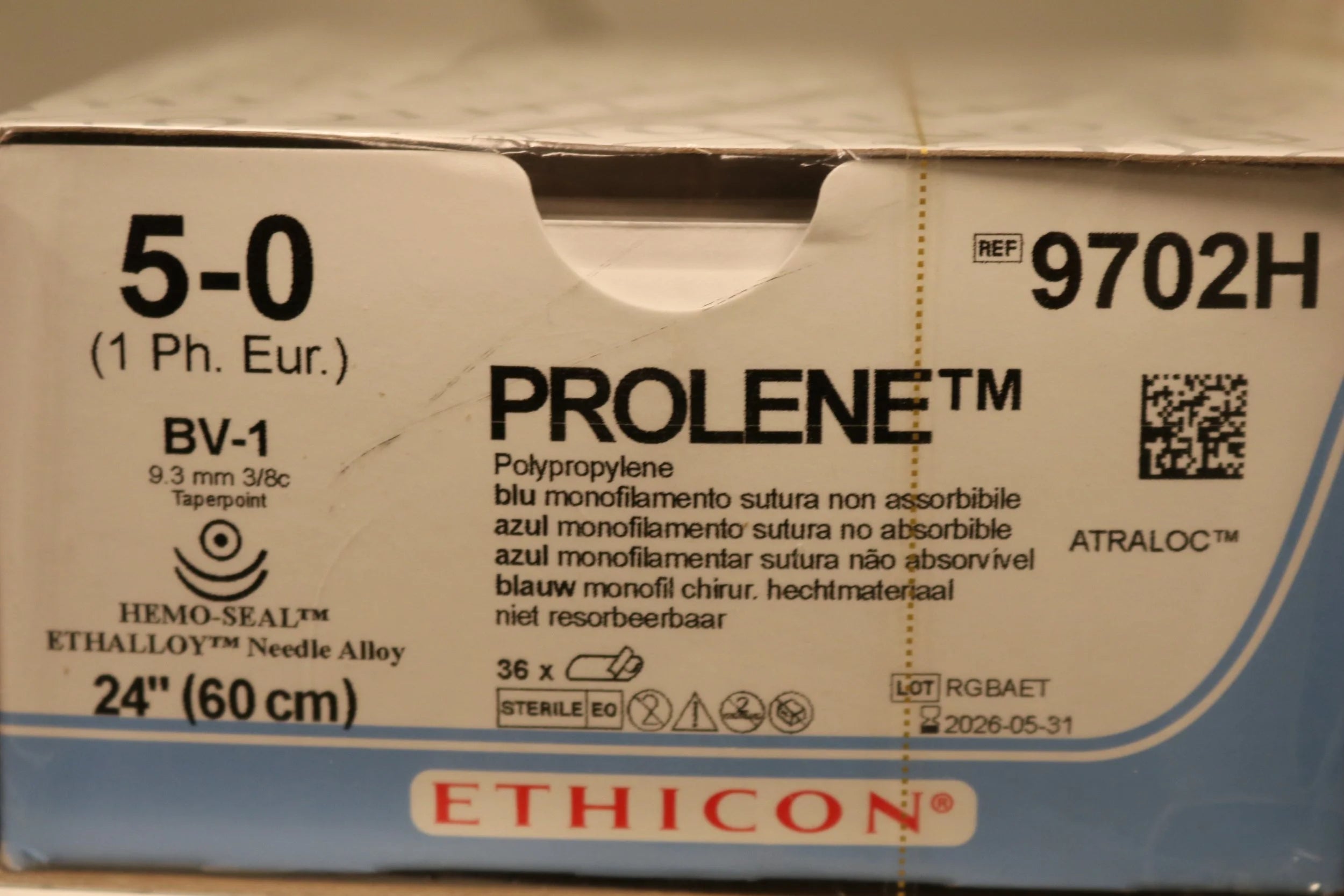 Ethicon | 9702H | PROLENE 5-0 24"