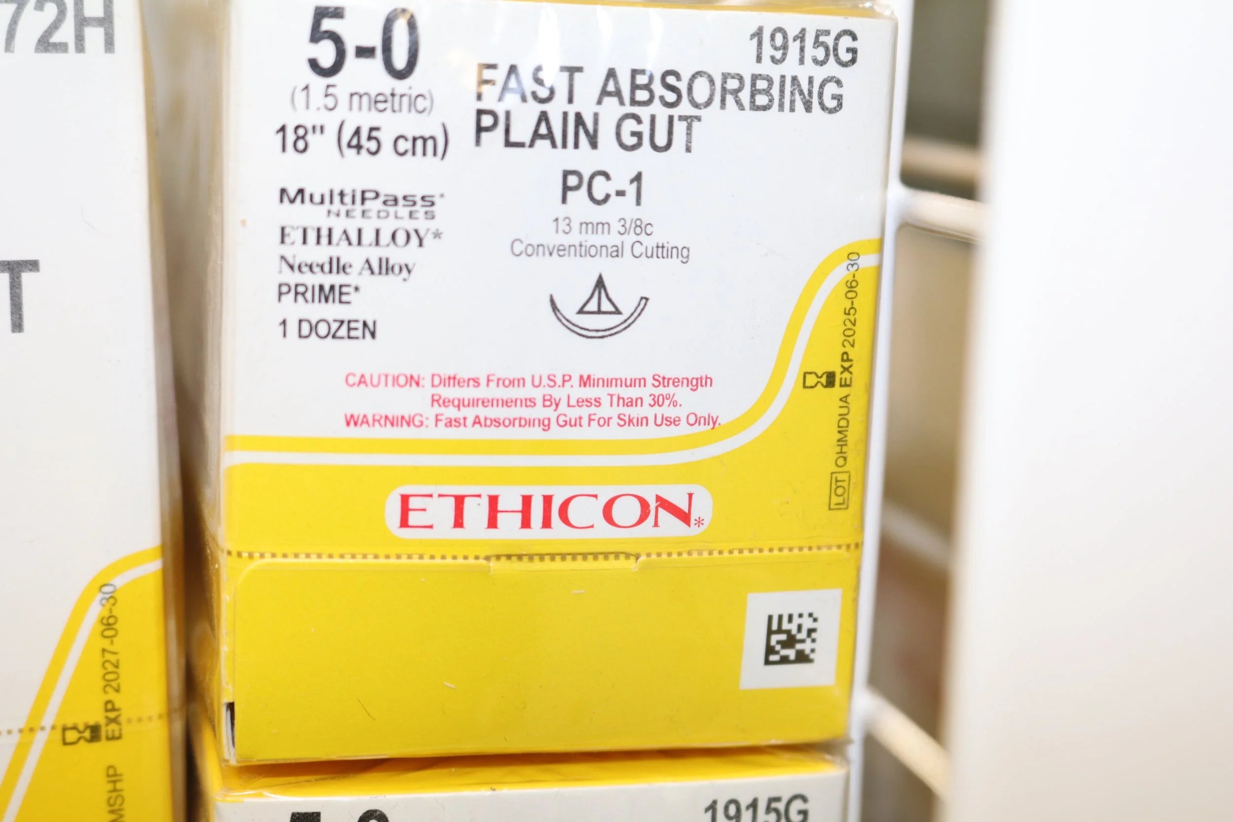 Ethicon | 1915G | FAST ABSORBING PLAIN CUT PC-1 5-0 18"