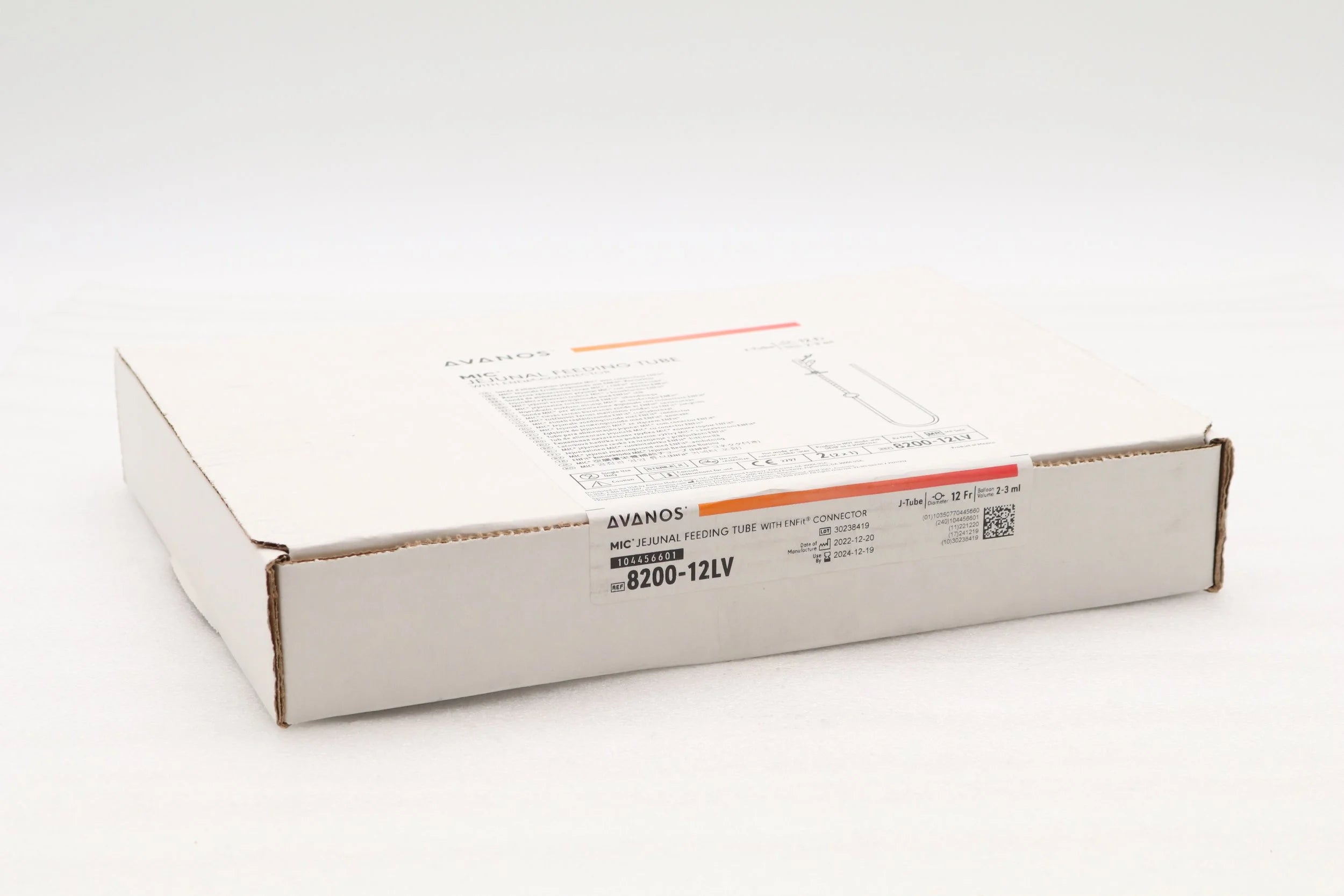 Avanos Medical | 8200-12LV | MIC Jejunal Feeding Tube w/ENFit, 12F
