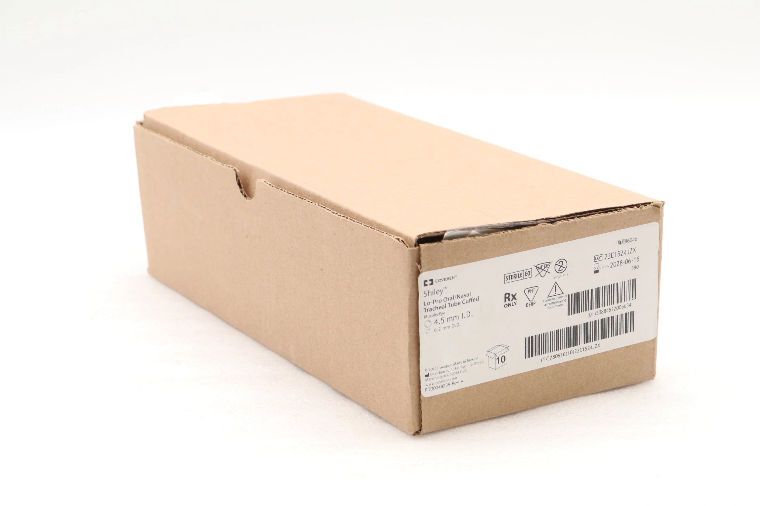 Covidien | 86046 | Shiley Lo-Pro Oral/Nasal Tracheal Tube 4.5mm x 6.2mm