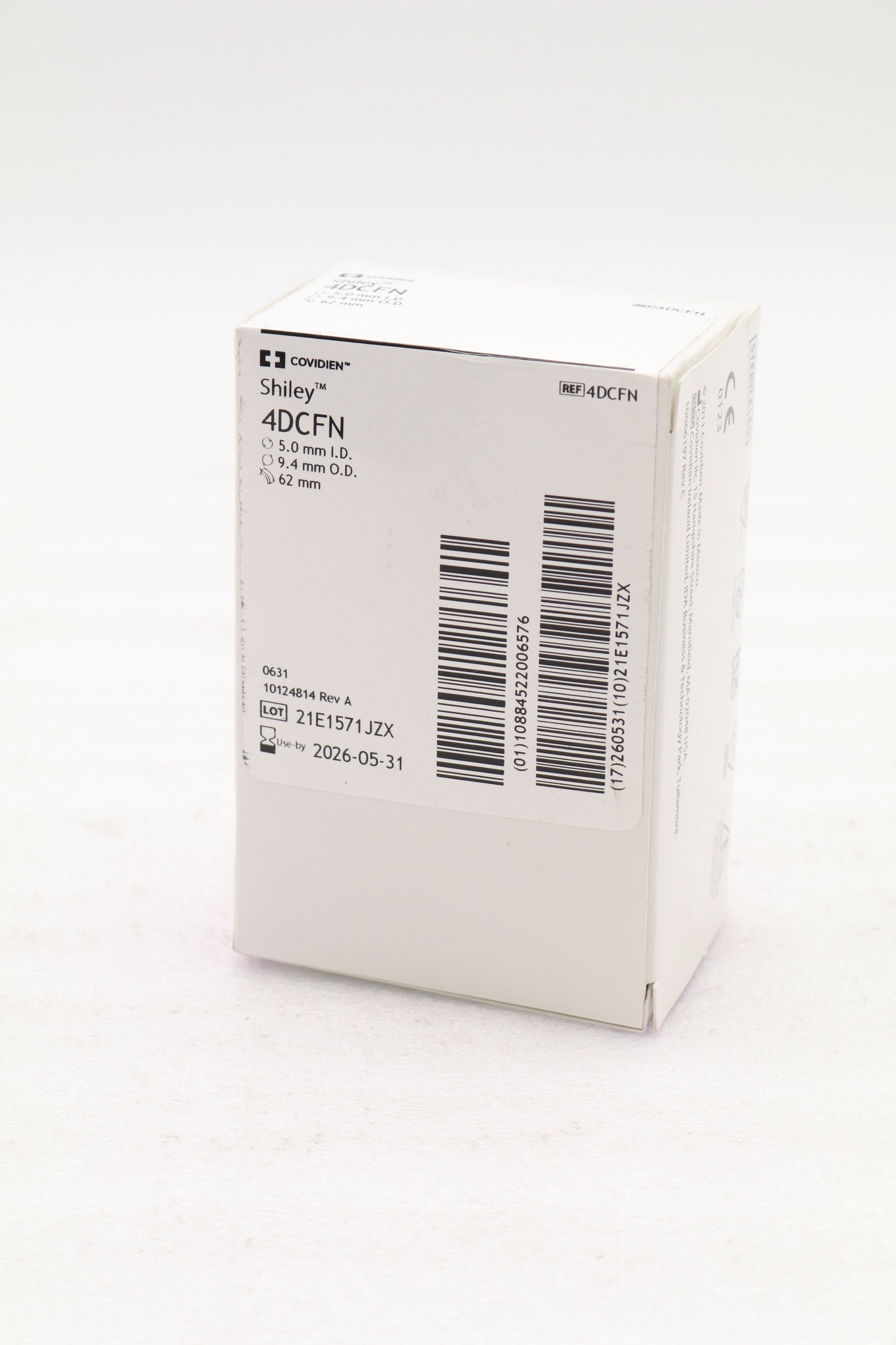 Covidien | 4DCFN | SHILEY TRACHEOSTOMY TUBE CUFFLESS WITH DISPOSABLE INNER CANNULA FENESTRATED, 5.0MM I.D., 9.4MM O.D., 62MM