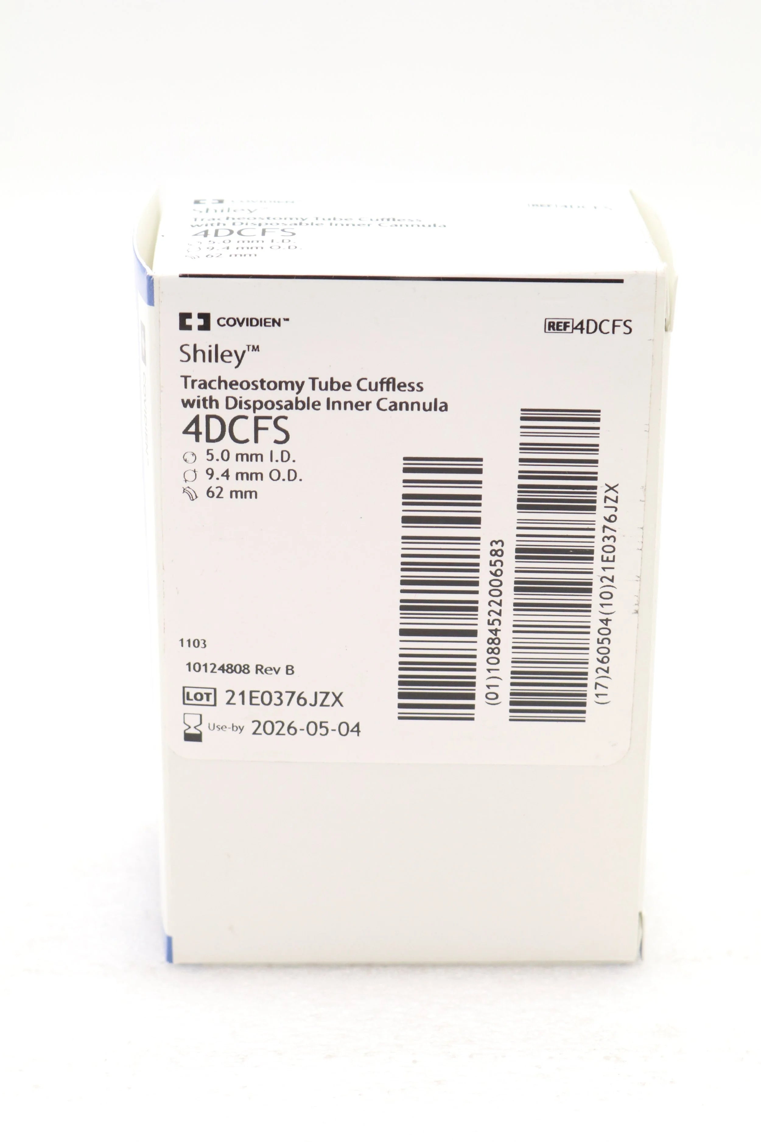 Covidien | 4DCFS | Shiley Cuffless Tracheostomy Tube Inner Cannula 5.0mm