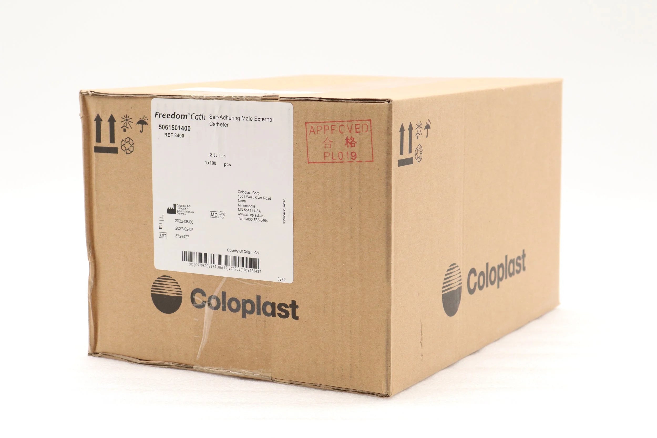Coloplast | 8400 | Freedom Cath male external catheter, Standard Length, 35 mm
