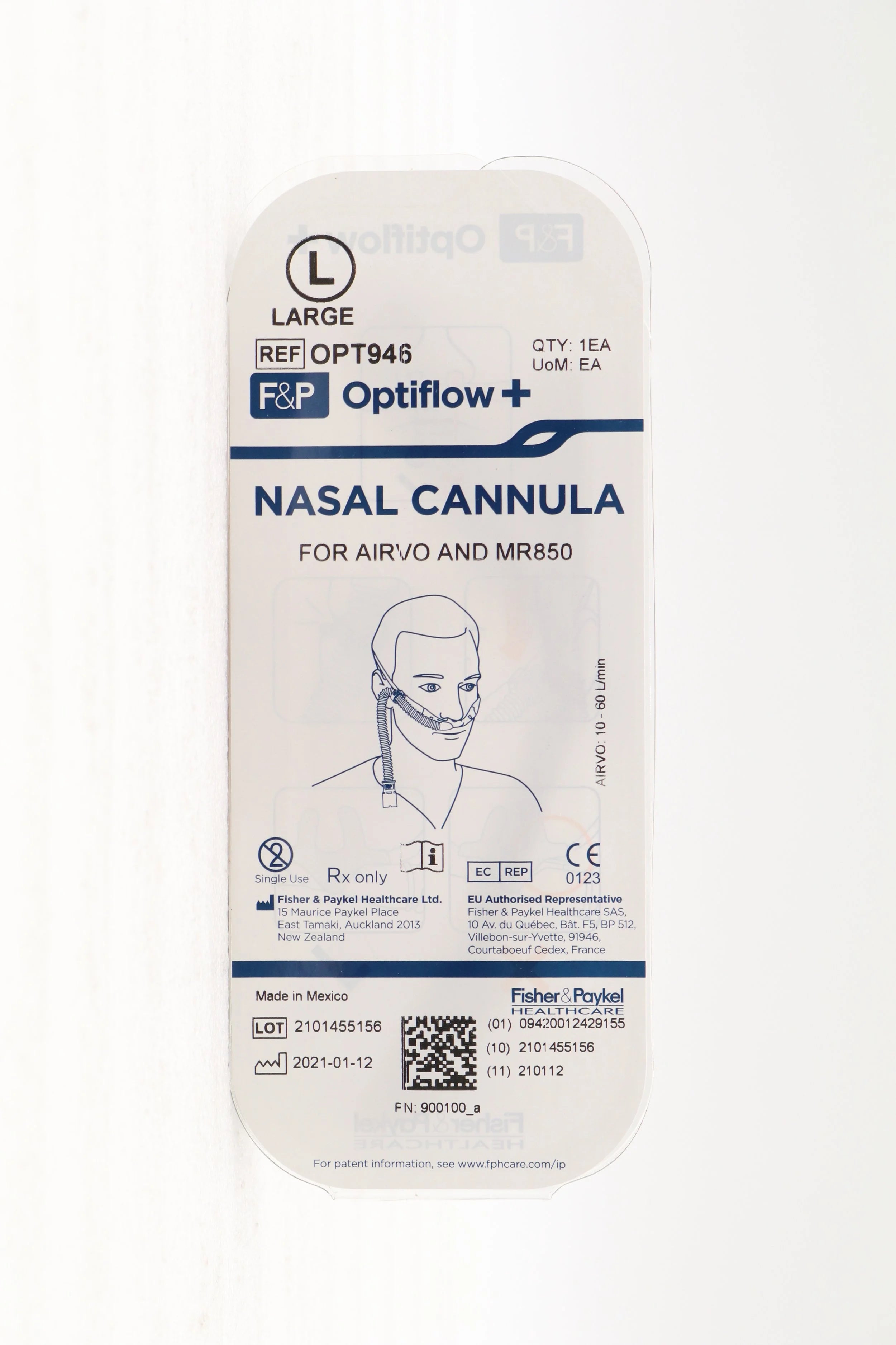 Fisher & Paykel | OPT946 | Optiflow+ Nasal Cannula, Large for Airvo and MR850