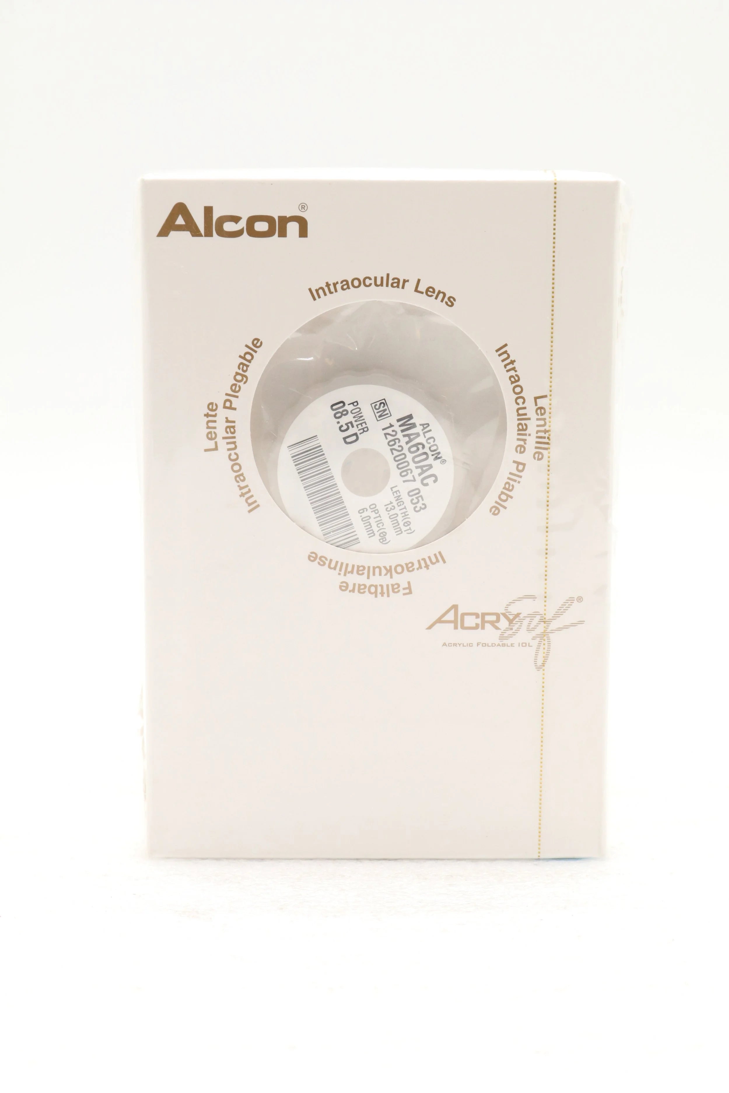 Alcon | MA60AC8.5D | MA60AC 8.5D Intraocular Lens Acrysof Acrylic Foldable