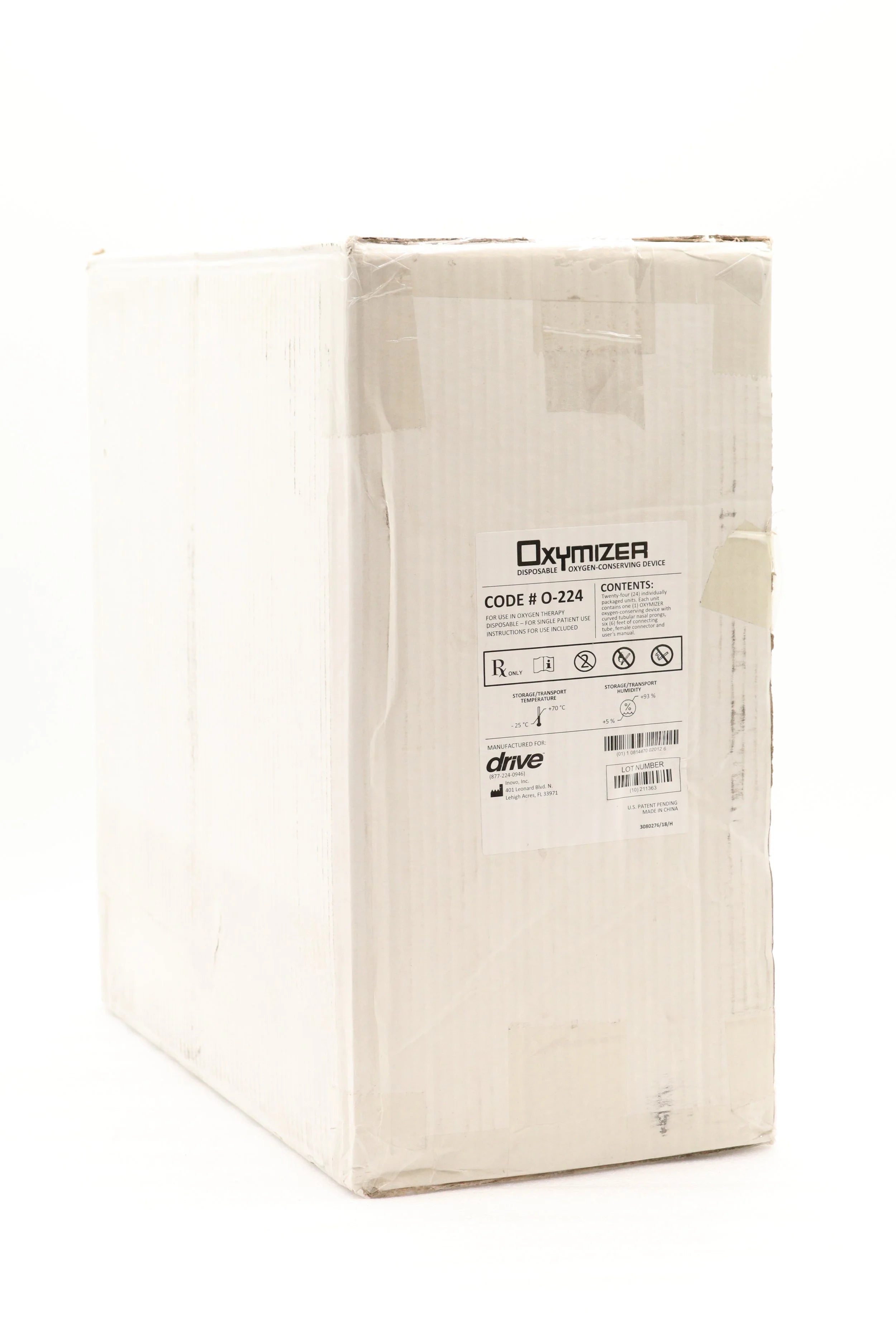 Drive Medical | O-224 | OXYMIZER, MUSTACHE, DISPOSABLE, OXYGEN