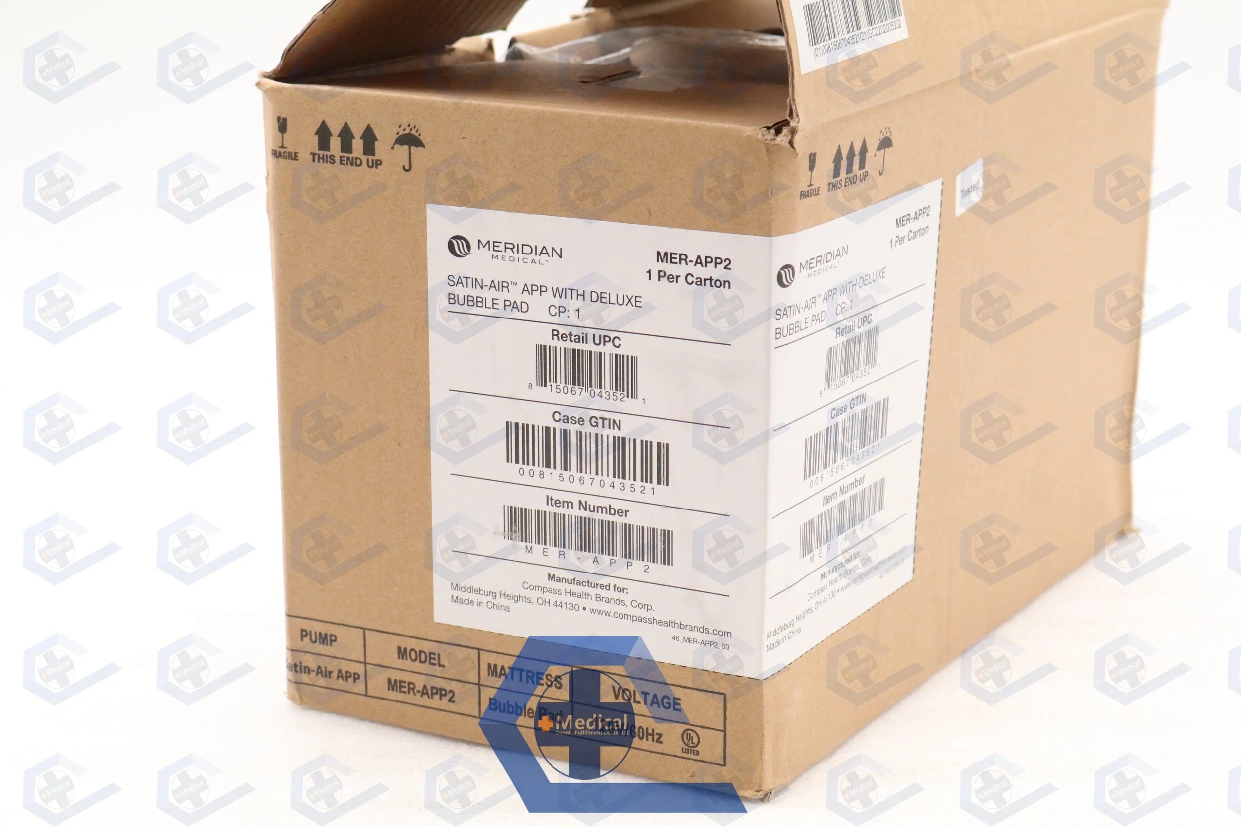 Meridian | MER-APP2 | Alternating Pressure Mattress with Electric Pump