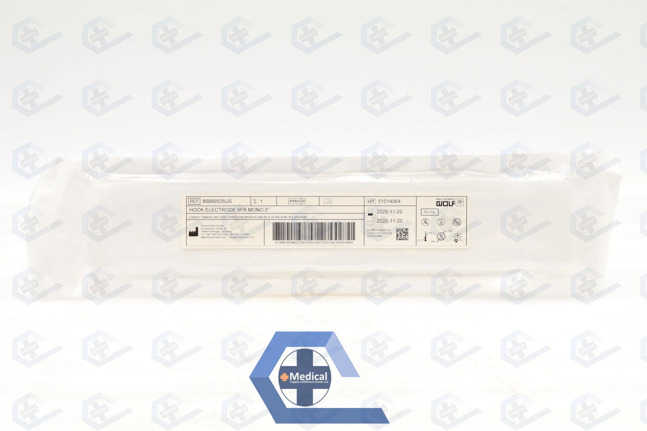 Richard Wolf | 86889505US | Hook Electrode, 9F, Monopolar, 0°