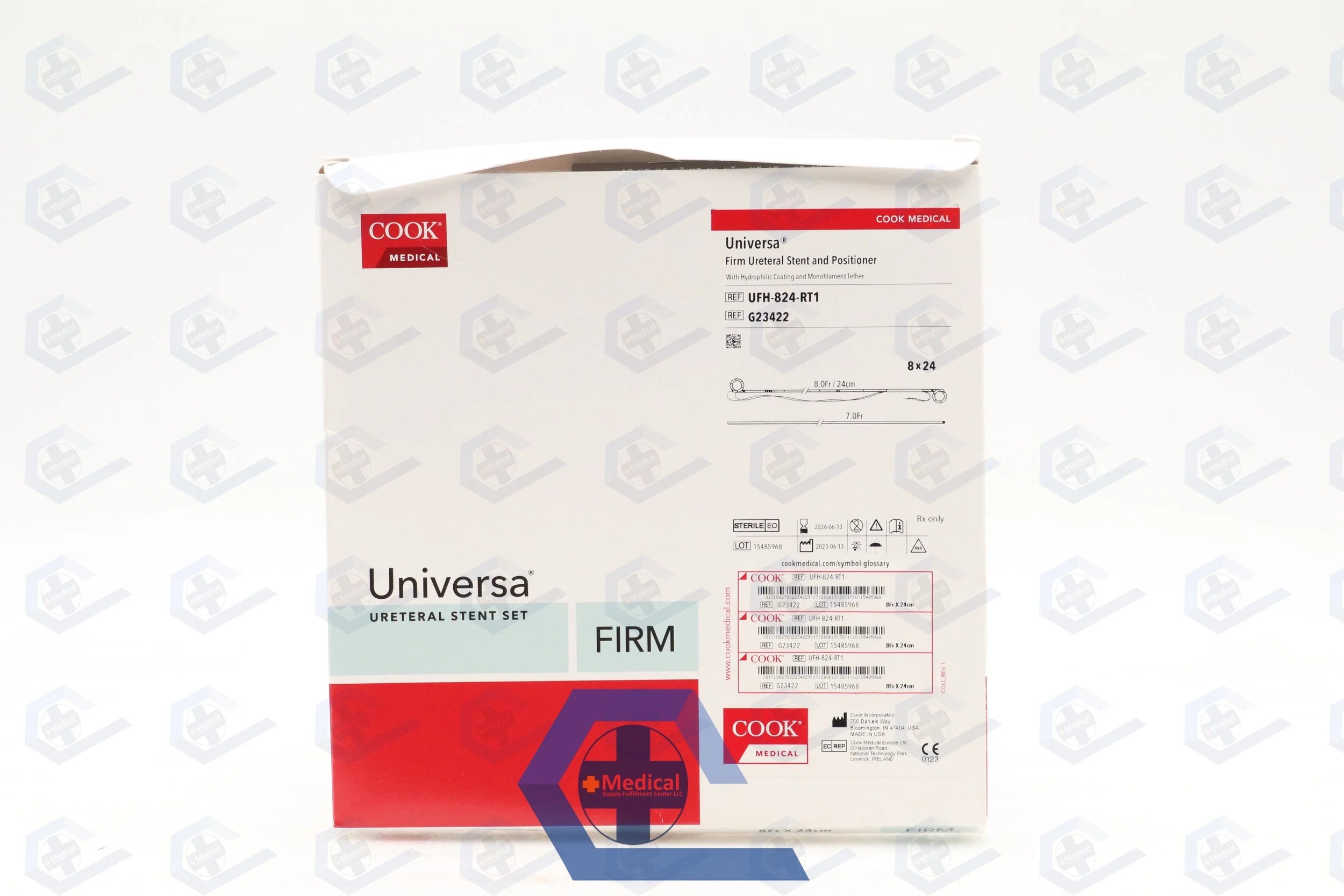 Cook Medical | G23422 | UNIVERSA FIRM URETERAL STENT & POSITIONER: 8F X 24CM