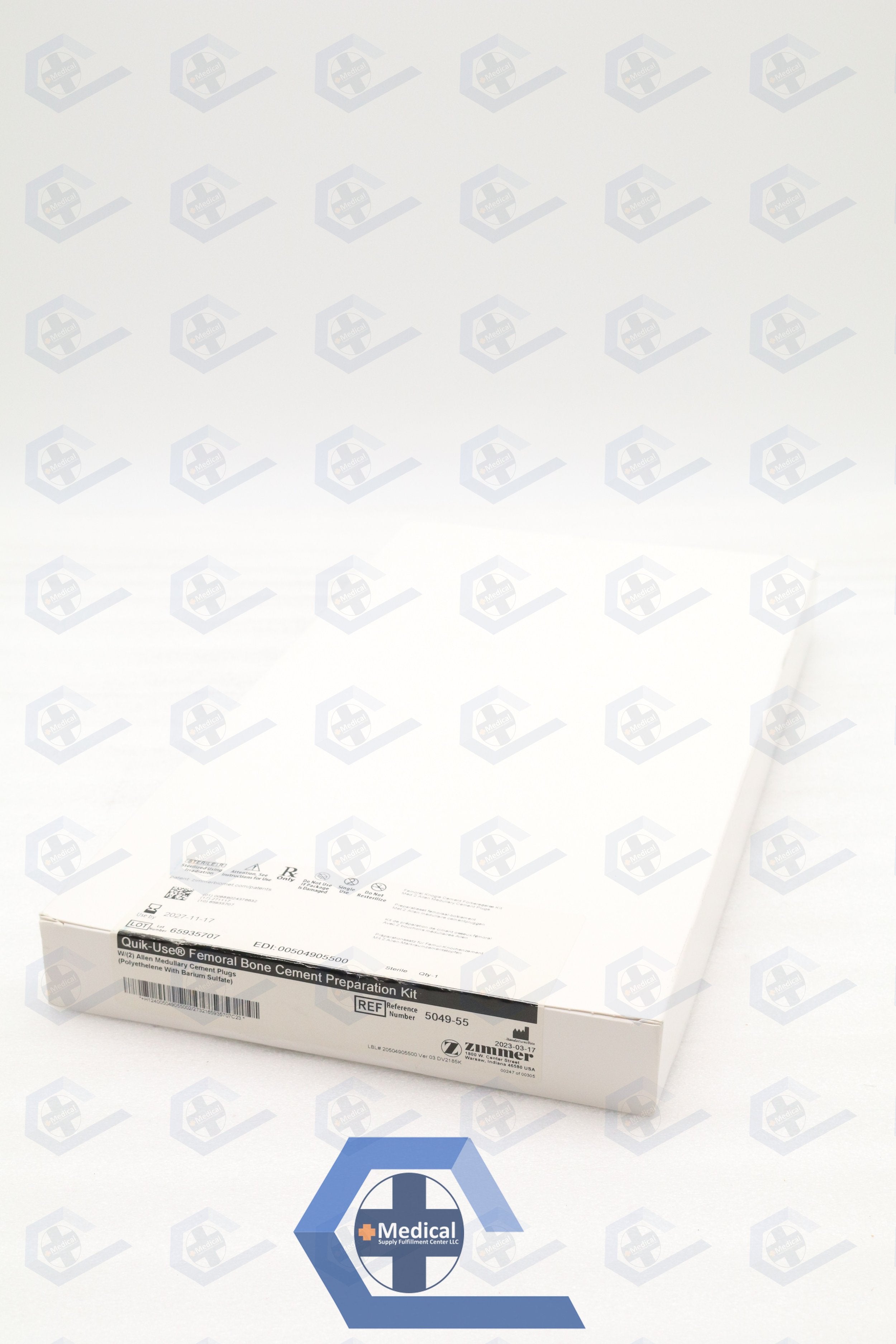 Zimmer Biomet | 5049-55 | Quick Use Femoral Bone Cement Preparation Kit