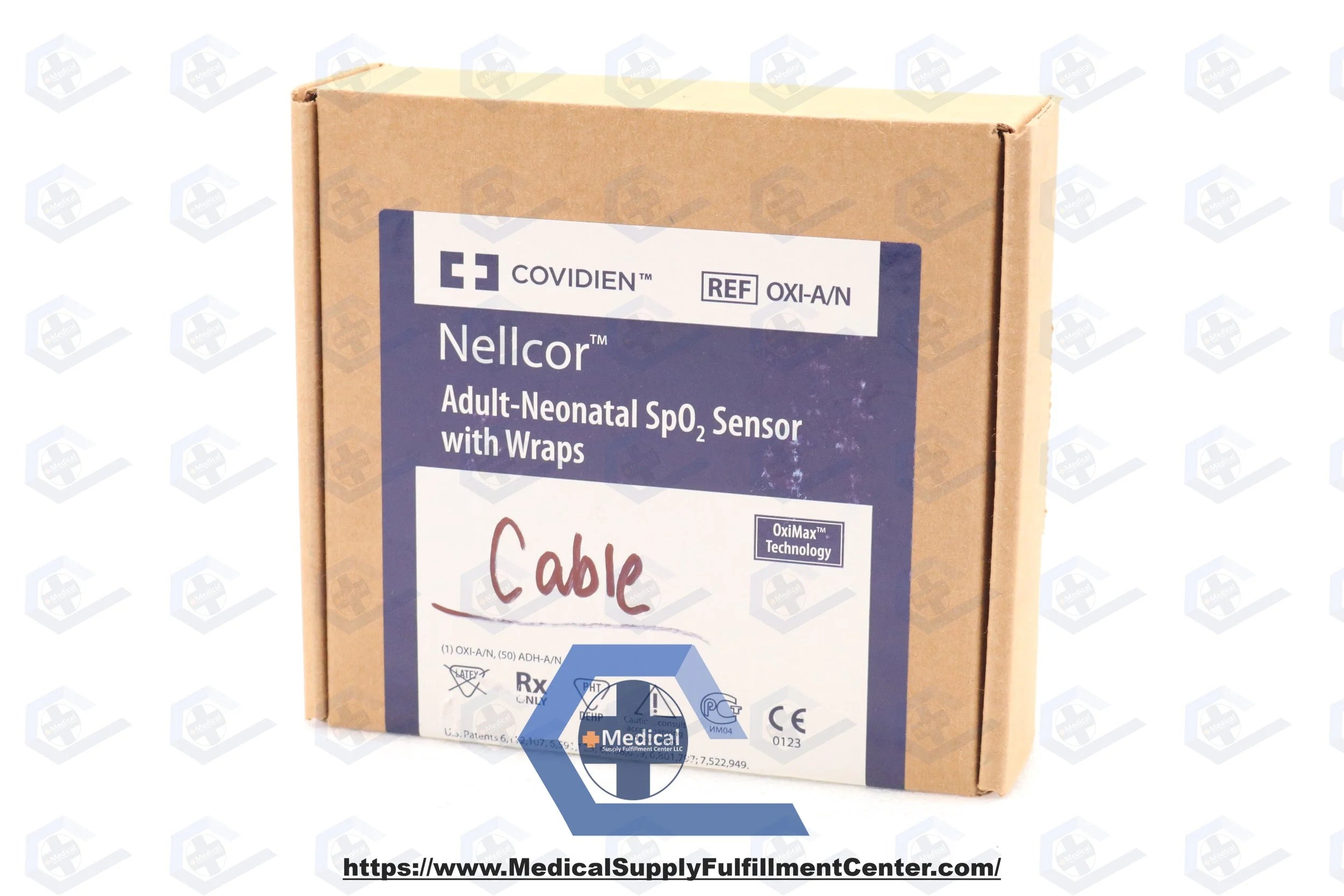 Tyco Plastics | OXI-A/N | (COVIDIEN) Nellcor Adult-Neonatal SpO2 Sensor with Wraps