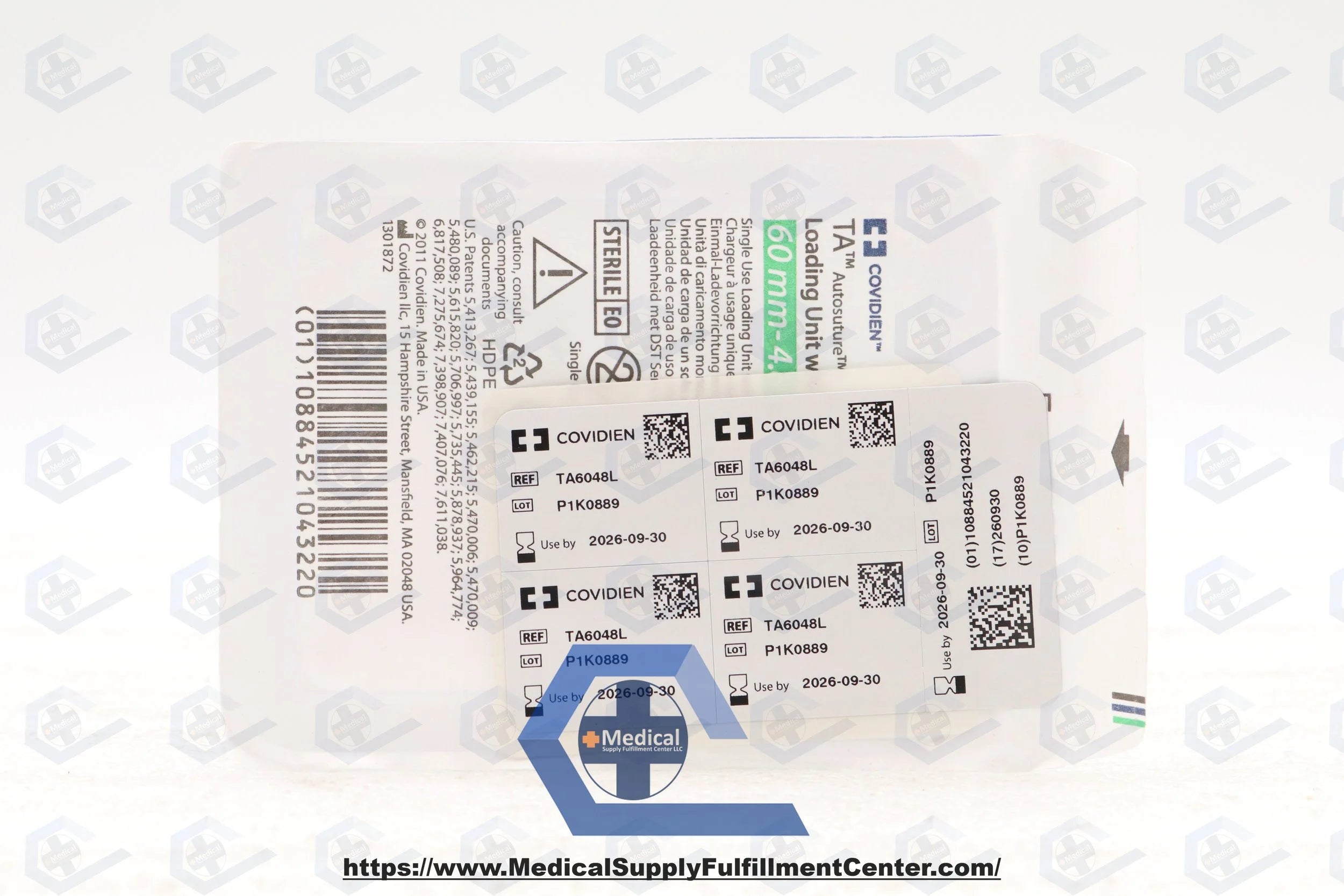 Covidien | TA6048L | TA LOADING UNIT WITH DST SERIES TECHNOLOGY, 60MM - 4.8MM