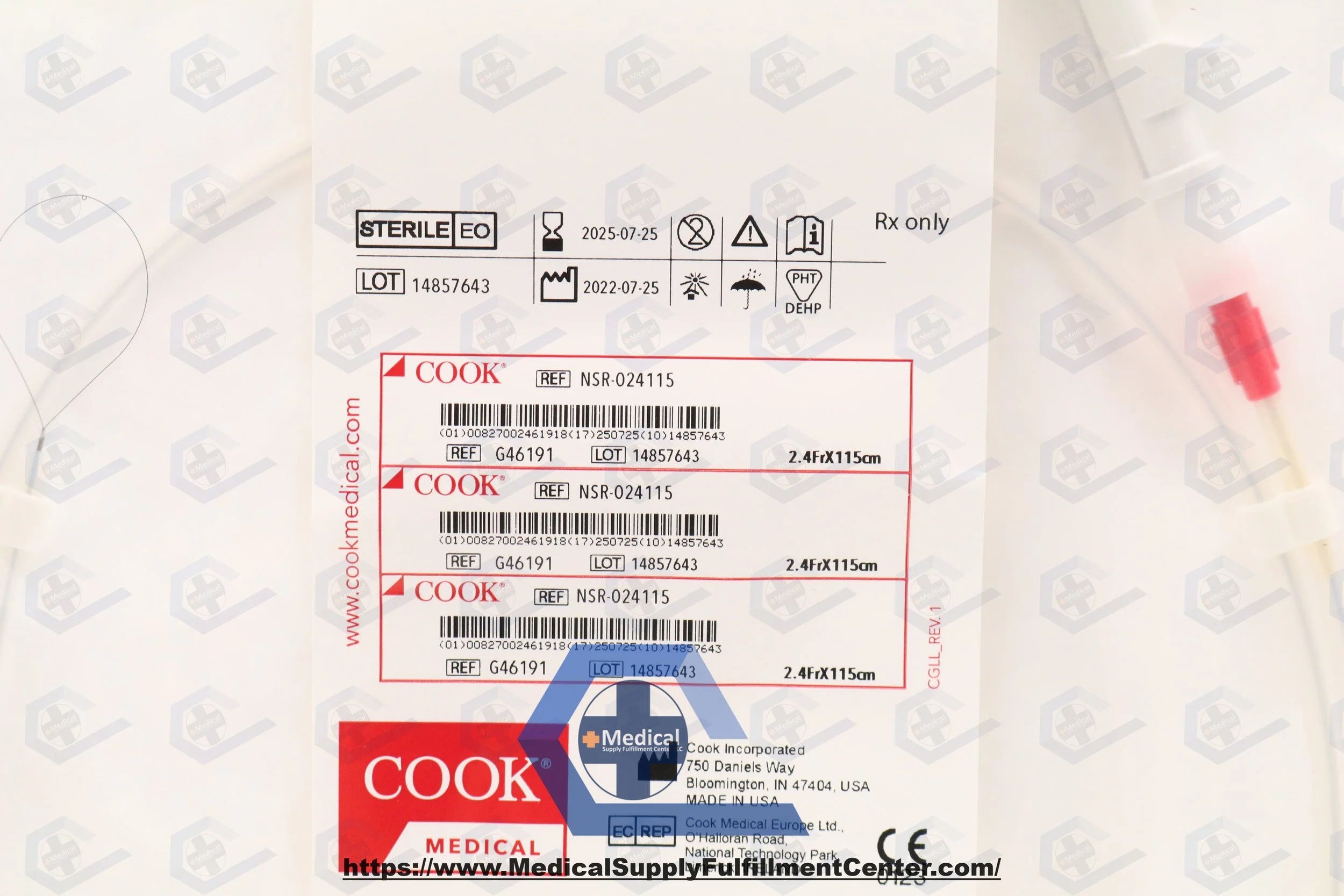 Cook Medical | G46191 | NSnare Stent Retriever 2.4F x 115cm