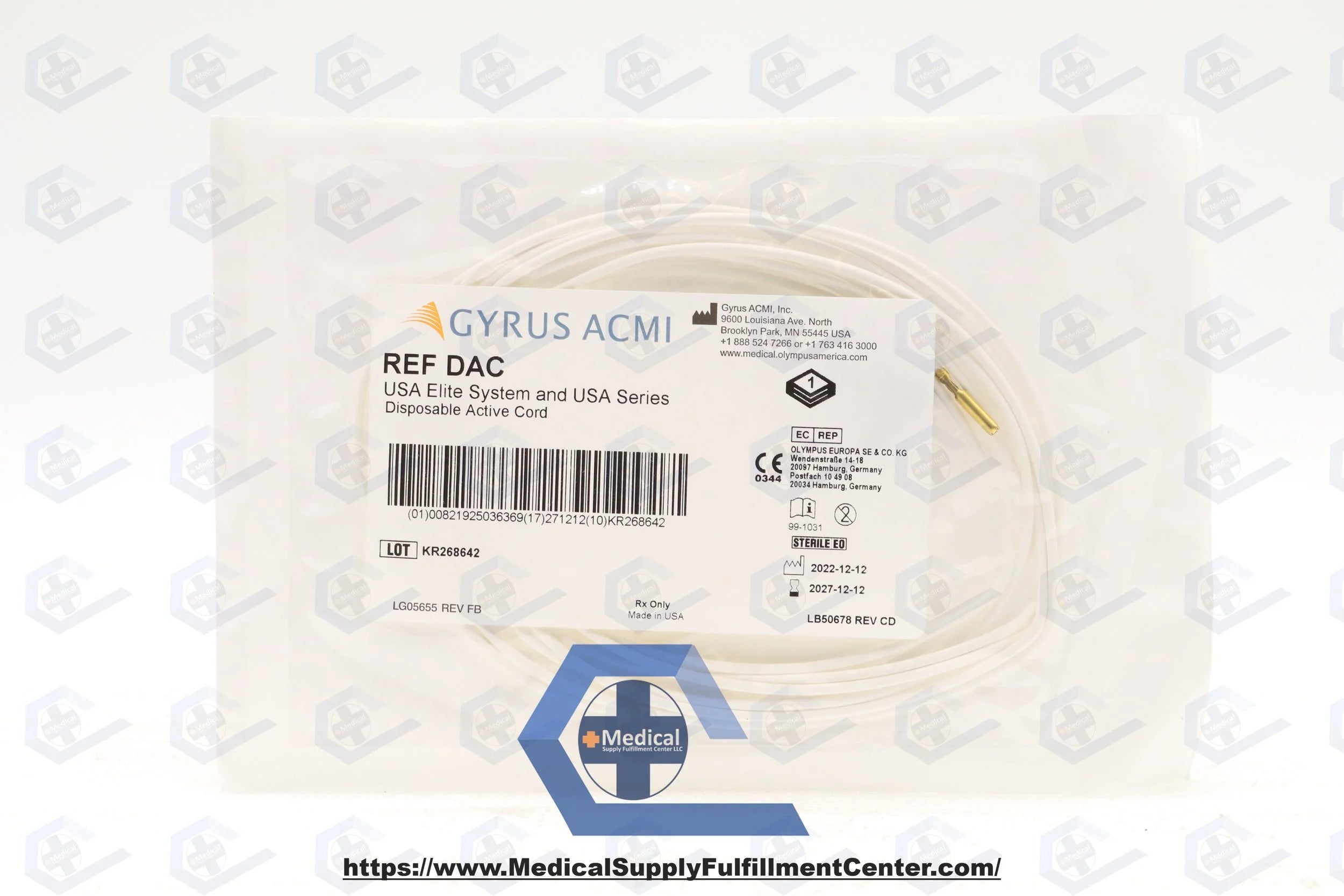 Gyrus ACMI | DAC | ACMI Urology Resection Accessories - Disposable Cysto Cautery Active Cord