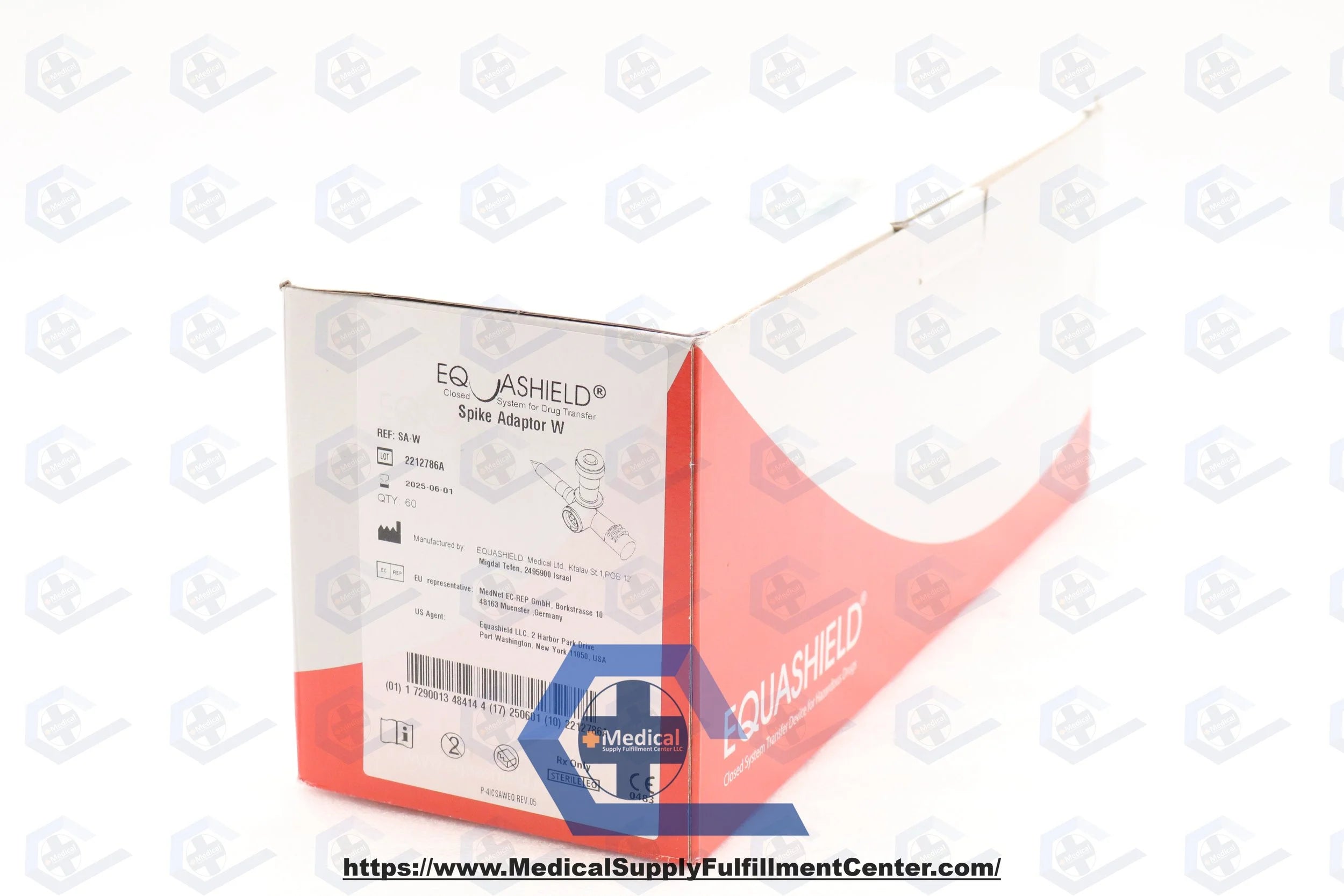 Equashield | SA-W | Closed System Drug Transfer Device and Components - Spike Adapter, Drill