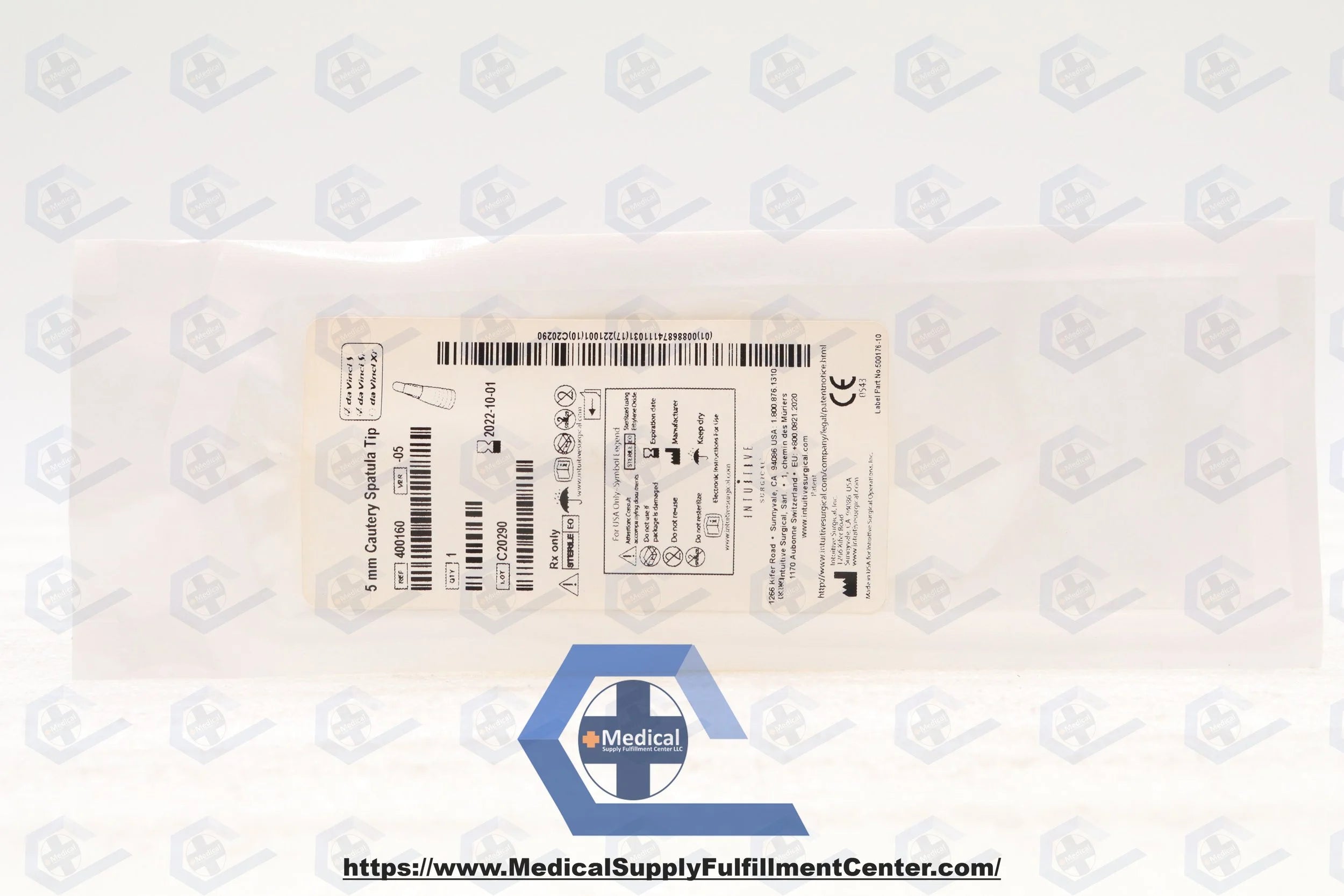 Intuitive Surgical | 400160 | Intuitive Surgical Cautery Spatula Tip For Da Vinci 5 mm Disposable Instrument